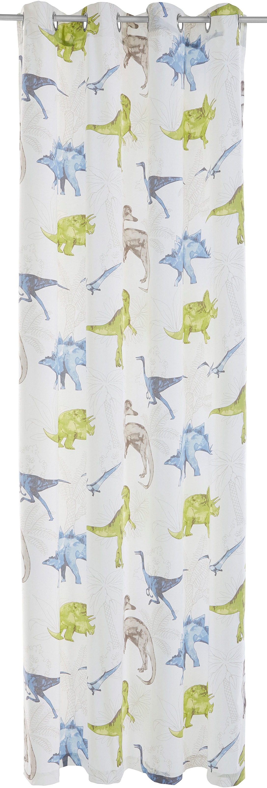 OTTO home Gardine »DINO« Ösen 1 Stk. tlg. Kindergardine, einseitig mit Dino günstig online kaufen