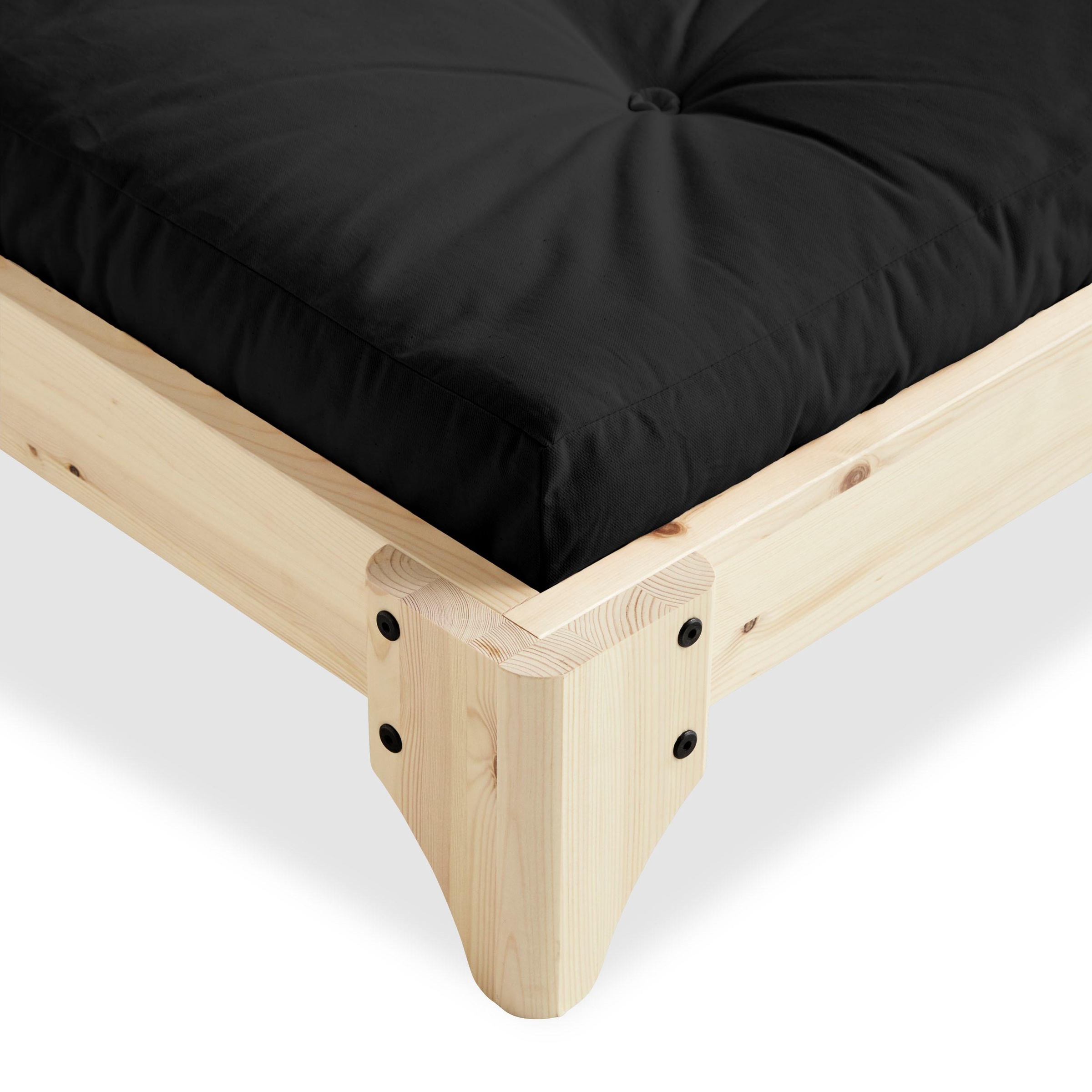 Karup Design Futonbett »Elan, Jugendbett,zertifiziertes Massivholz,schlichtes, tolles Design«, inklusive Lattenrost, mehrere Breiten, natürlicher Look