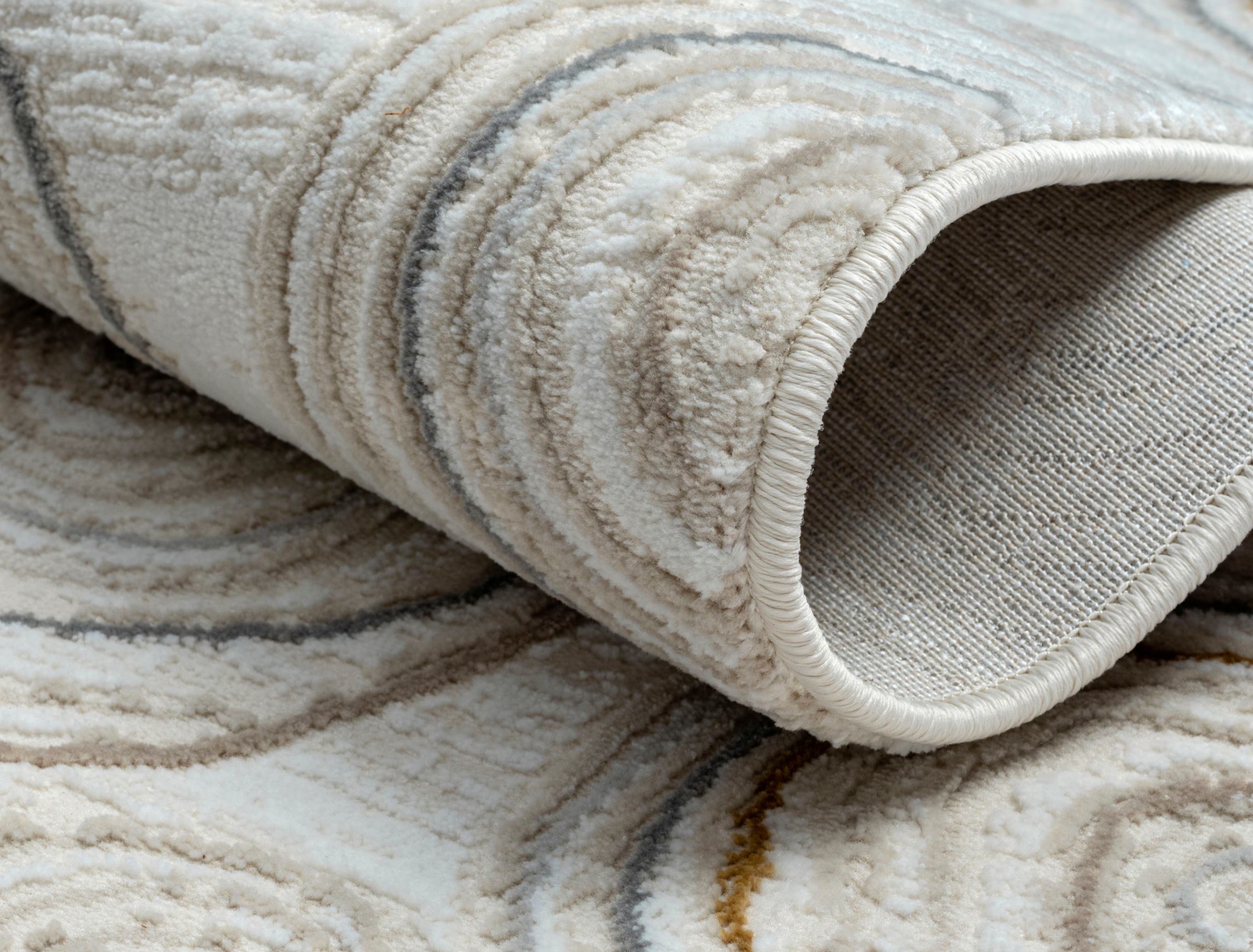 Myflair Möbel & Accessoires Teppich »My Style, LAGERRÄUMUNG!«, rechteckig, 10 mm Höhe, Kurzflor, Scandi-Design, besonders weich durch Microfaser, mit Fransen