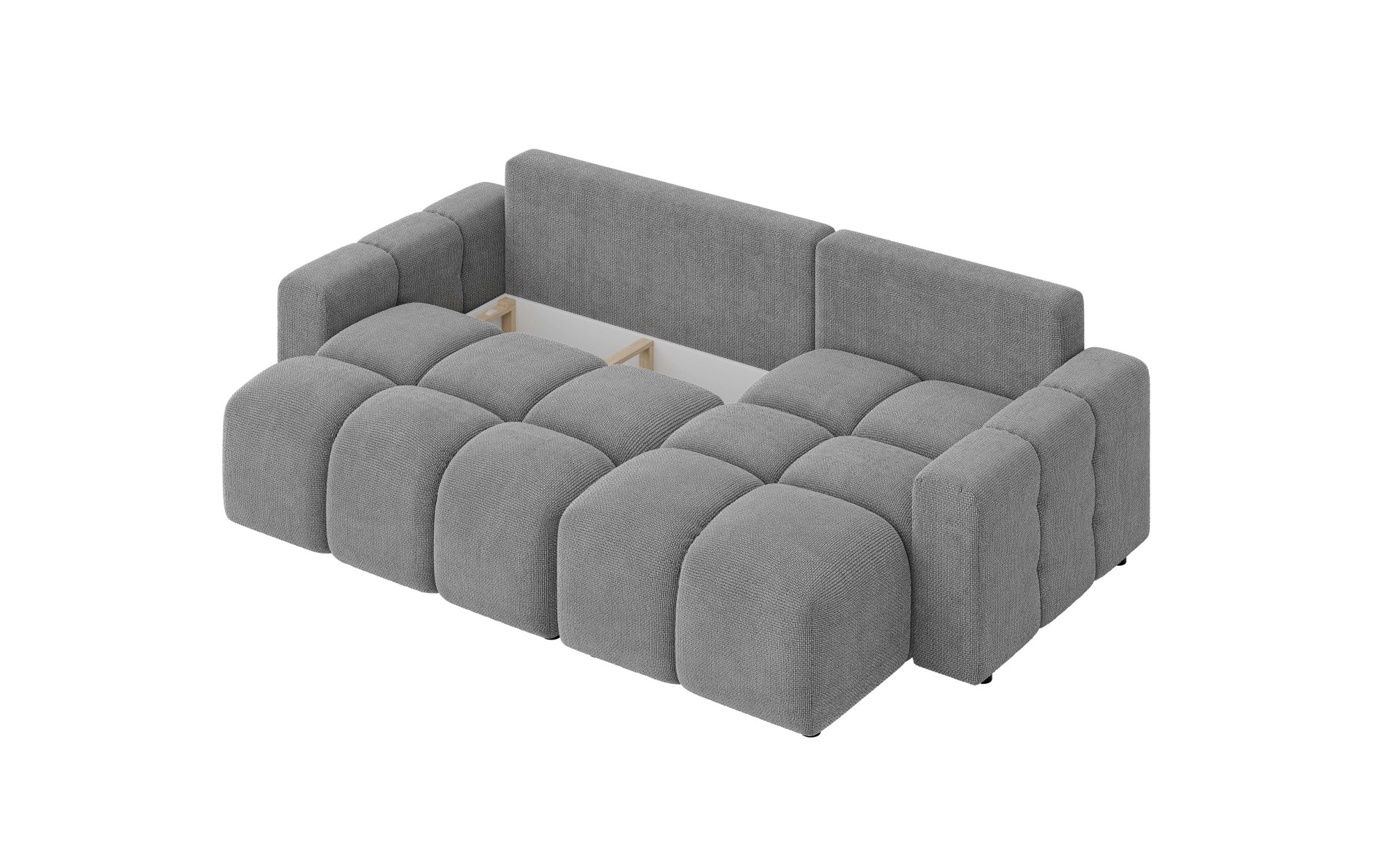 INOSIGN Ecksofa »FELICI, Schlafsofa 233cm, L-Form mit Recamiere beidseitig montierbar«, Designsofa mit Bettfunktion und Bettkasten, Maße B/T/H: 233/142/88 cm