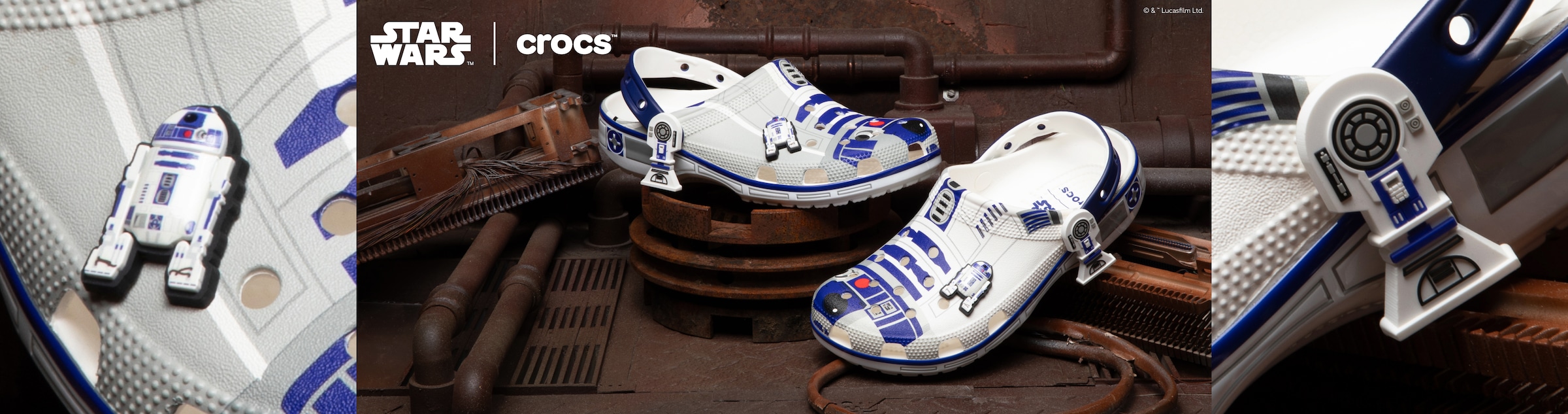 Crocs Clog »Star Wars R2D2 Cls Clog K«  Fan Geschenk, Hausschuh mit coolem Motiv