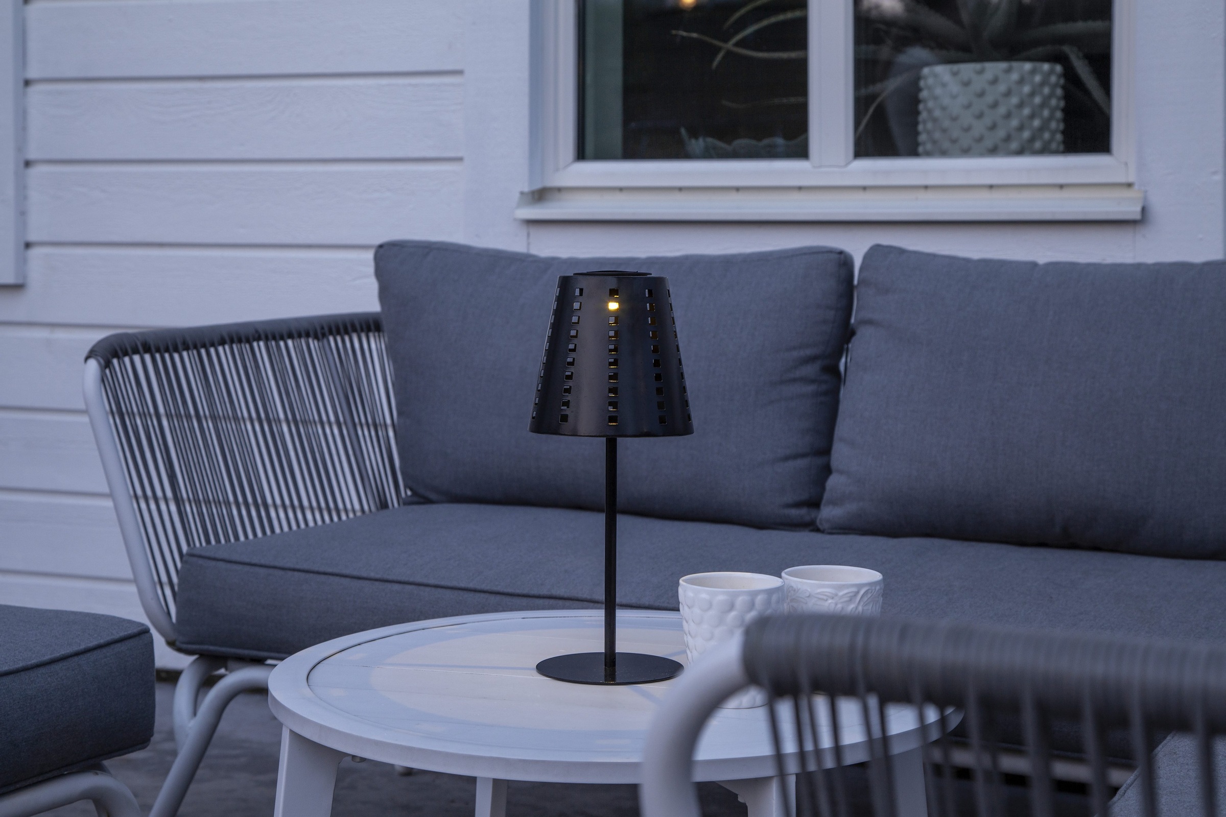 Parforce Traditional Hunting LED Solarleuchte »Solarlampe Sola« LED-Board 1 Stk. Warmweiß Solar-Tischlampe, dekoratives Ausstanzungsmuster, Dämmerungssensor