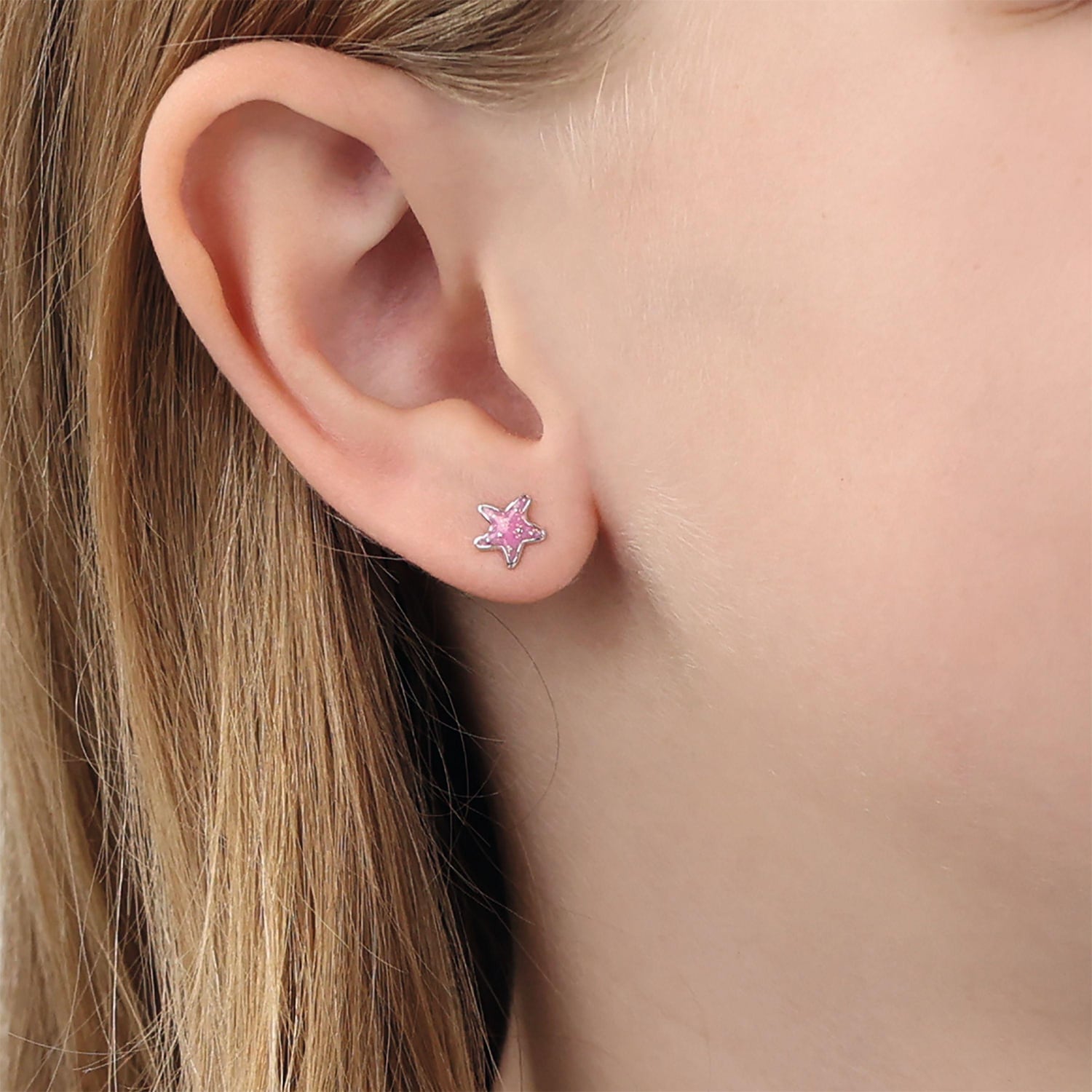 Prinzessin Lillifee Paar Ohrstecker »Seestern-Motiv« Emaille