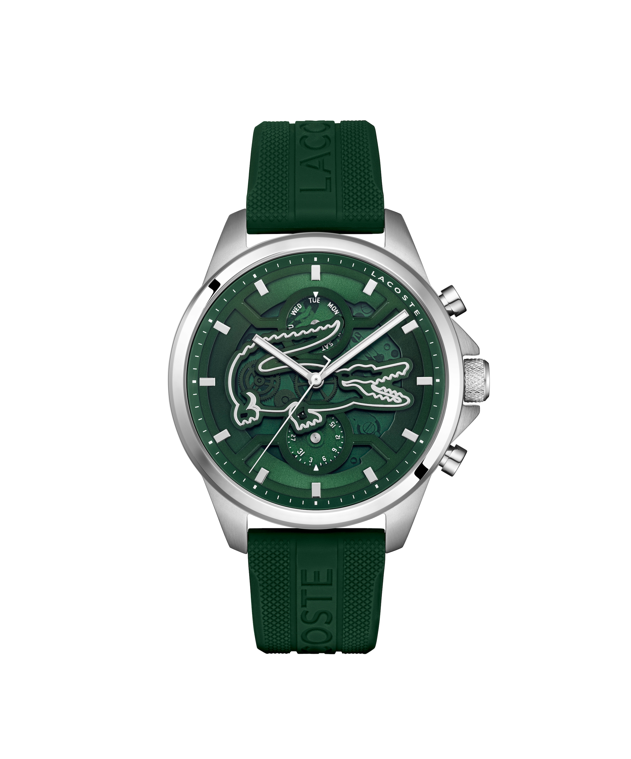 Lacoste Multifunktionsuhr »ARTHOR« Quarzuhr, Armbanduhr, Herrenuhr, Silikonarmband, analog