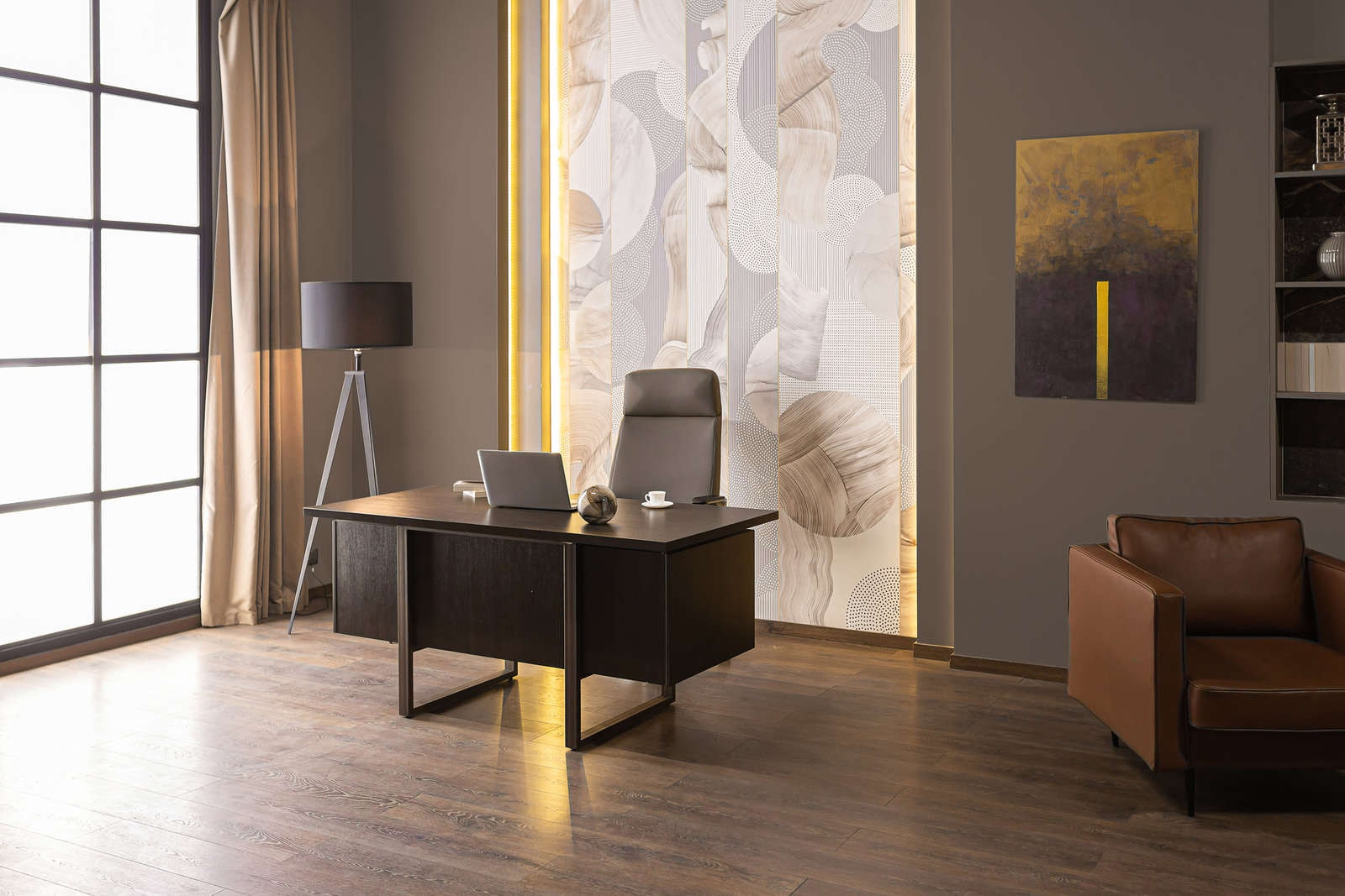 A.S. Création Wandfarbe »Premium Innenwandfarbe PURO Tuchmatt calm taupe« ideal für Wohnzimmer, Schlafzimmer, Flur und Küche, Farbwelt Taupe