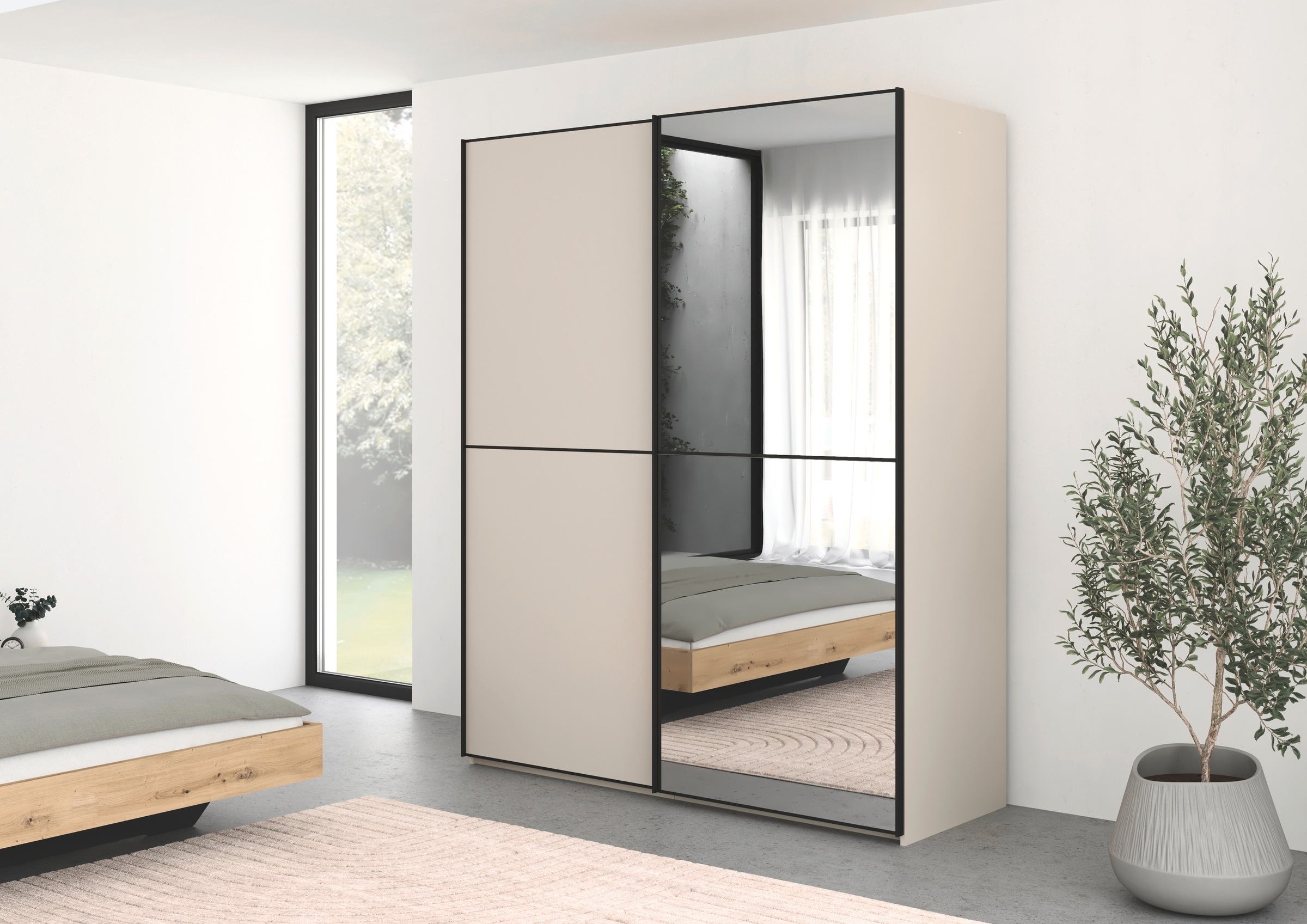 rauch Schwebetürenschrank »Kleiderschrank Schrank Garderobe Schlafzimmersch günstig online kaufen