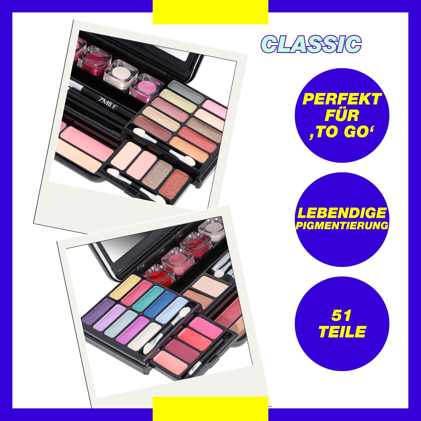 ZMILE COSMETICS Kosmetik-Set »Make-up Set 'Classic'«, (Packung, 51 tlg.), mit veganer Formulierung