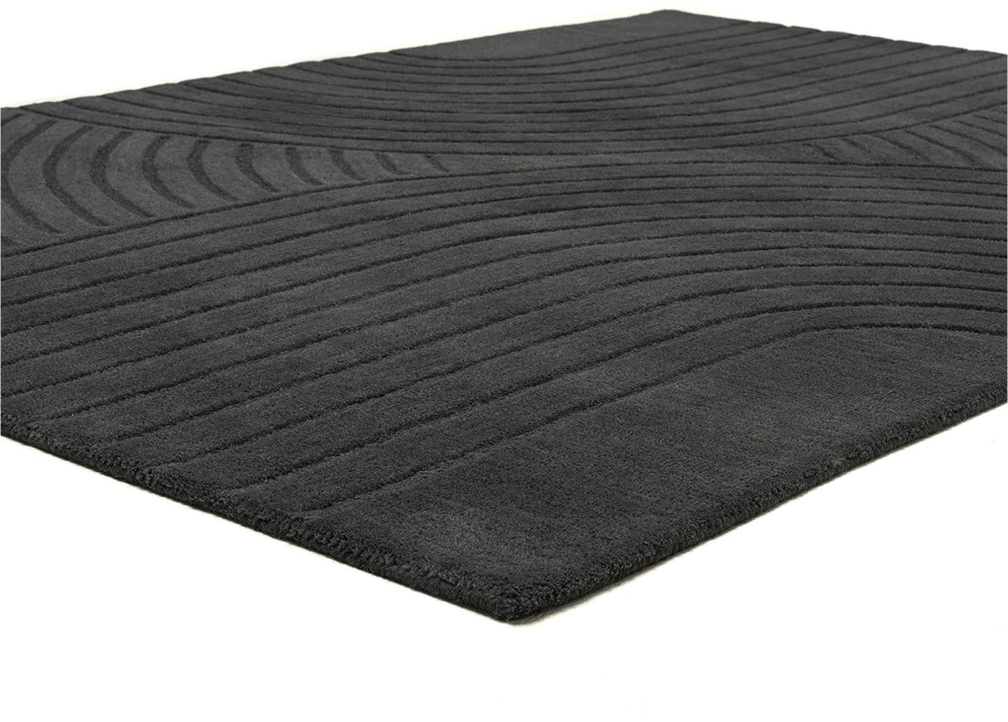 my home Wollteppich »Gabbo Design, Handgefertigt, Teppich,  reine Wolle,« rechteckig 14 mm Höhe Hoch-Tief-Effekt, reine Wolle, Scandi-Look, Naturfaser