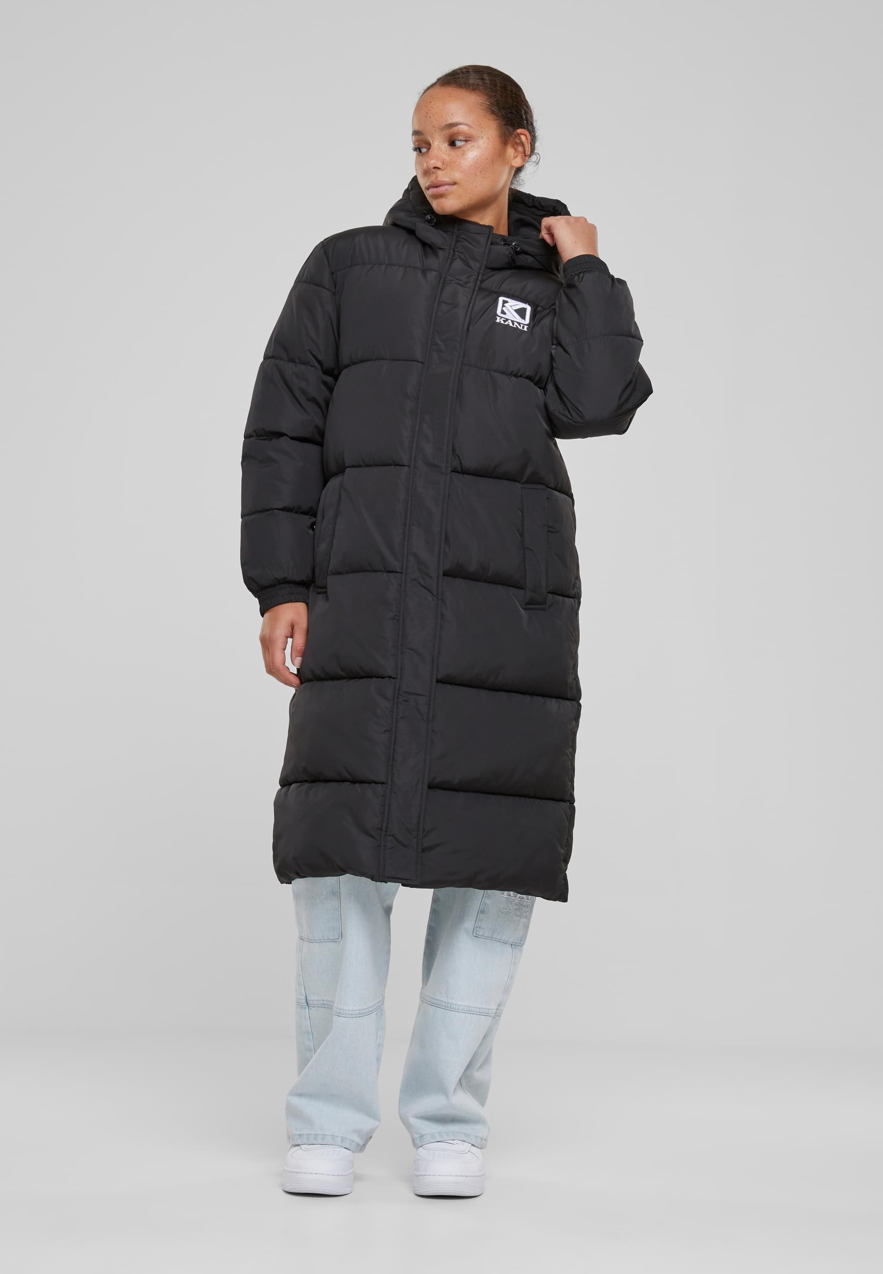 Karl Kani Winterjacke »Karl Kani Damen KW233-030-2 KK Og Hooded Long Puffer Coat« 1 Stk. tlg. mit Kapuze