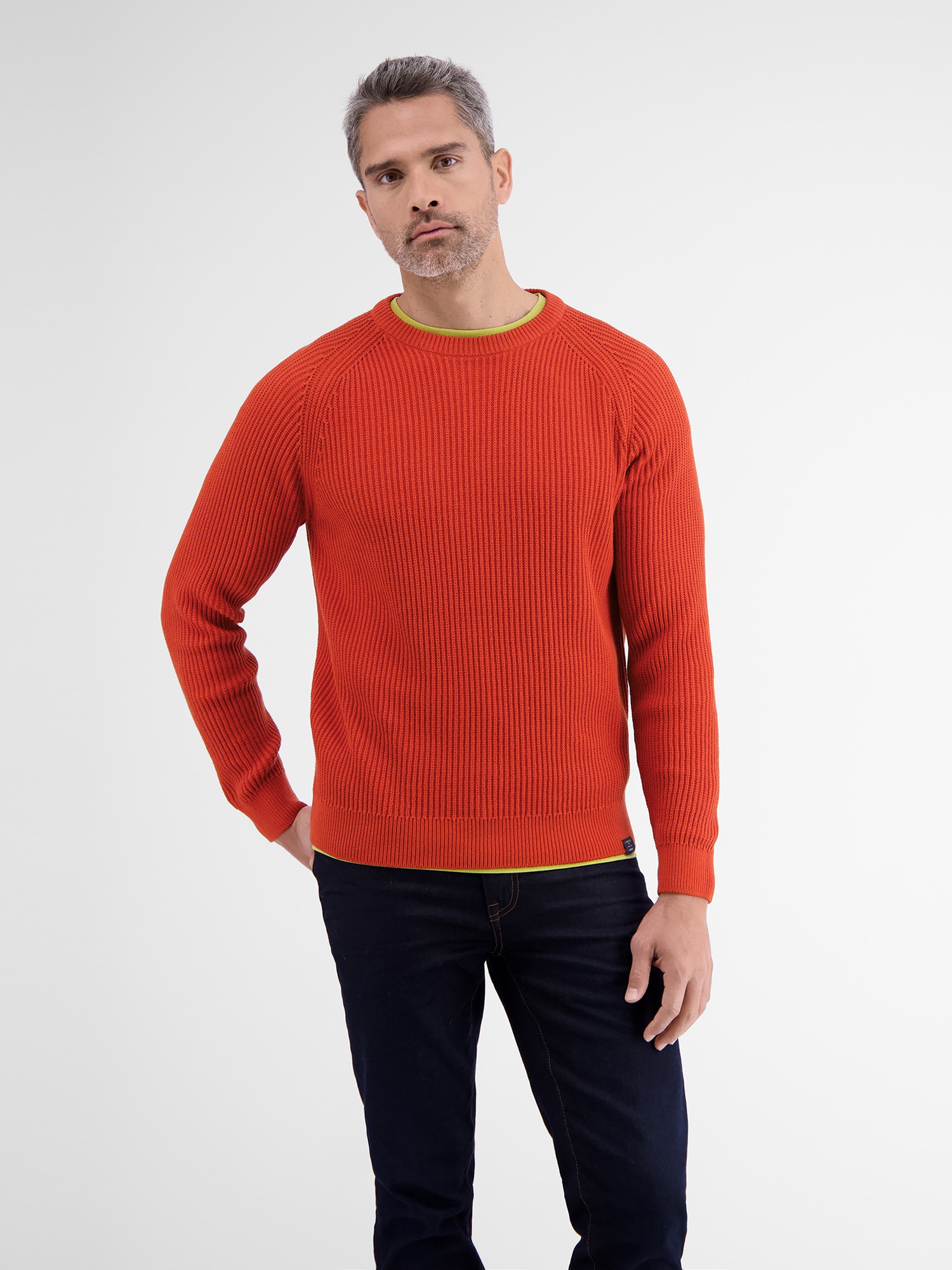 LERROS Strickpullover »LERROS Strickpullover, Fishermanstyle«