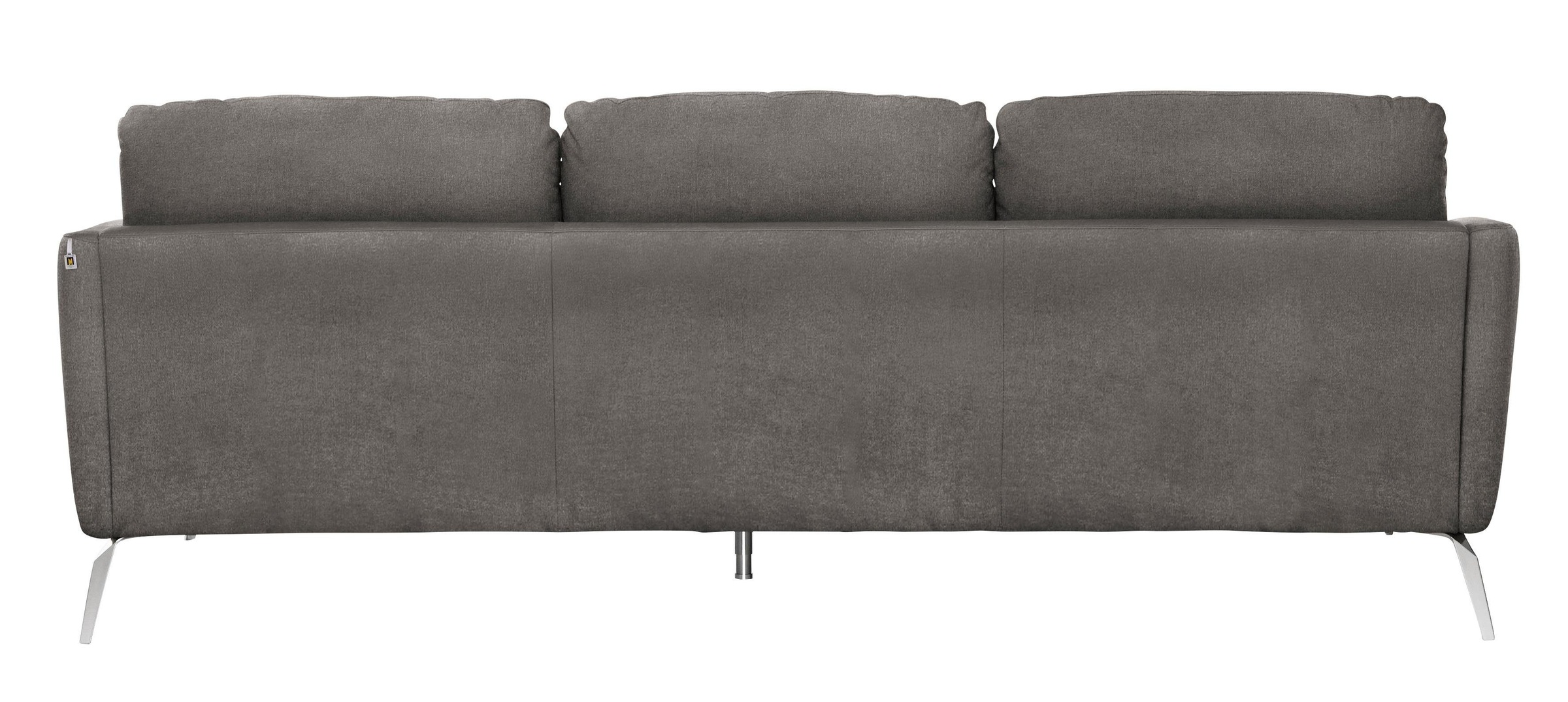 W.SCHILLIG Big-Sofa »softy«, mit dekorativer Heftung im Sitz, Füße Chrom glänzend