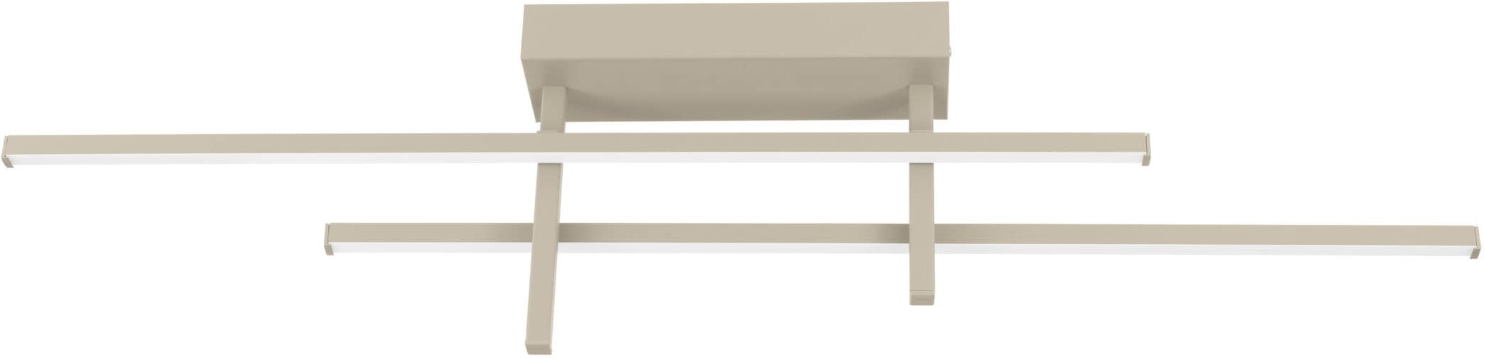 EGLO LED Deckenleuchte »TREPILIANO Deckenlampe - Alu, Stahl - LED - 20W - I günstig online kaufen