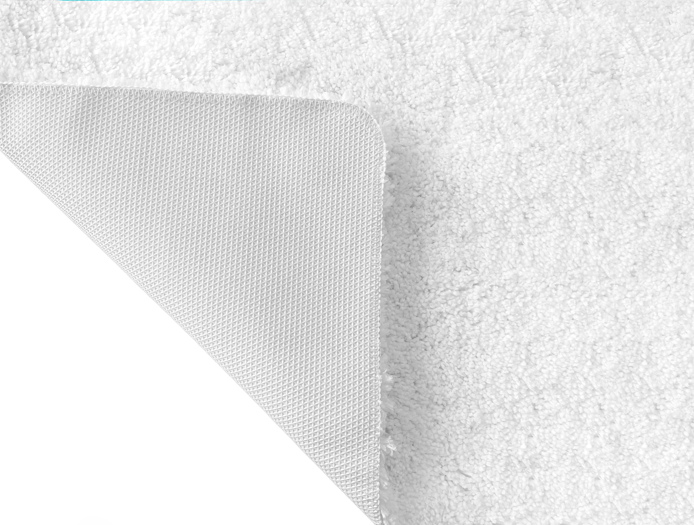 my home Badematte »Sanremo, Badvorleger, Badezimmer Teppich, sehr weich«, rutschhemmend beschichtet, fußbodenheizungsgeeignet-schnell trocknend, Badteppich, unifarben, rechteckig, rund & als 3-tlg. Set erhältlich
