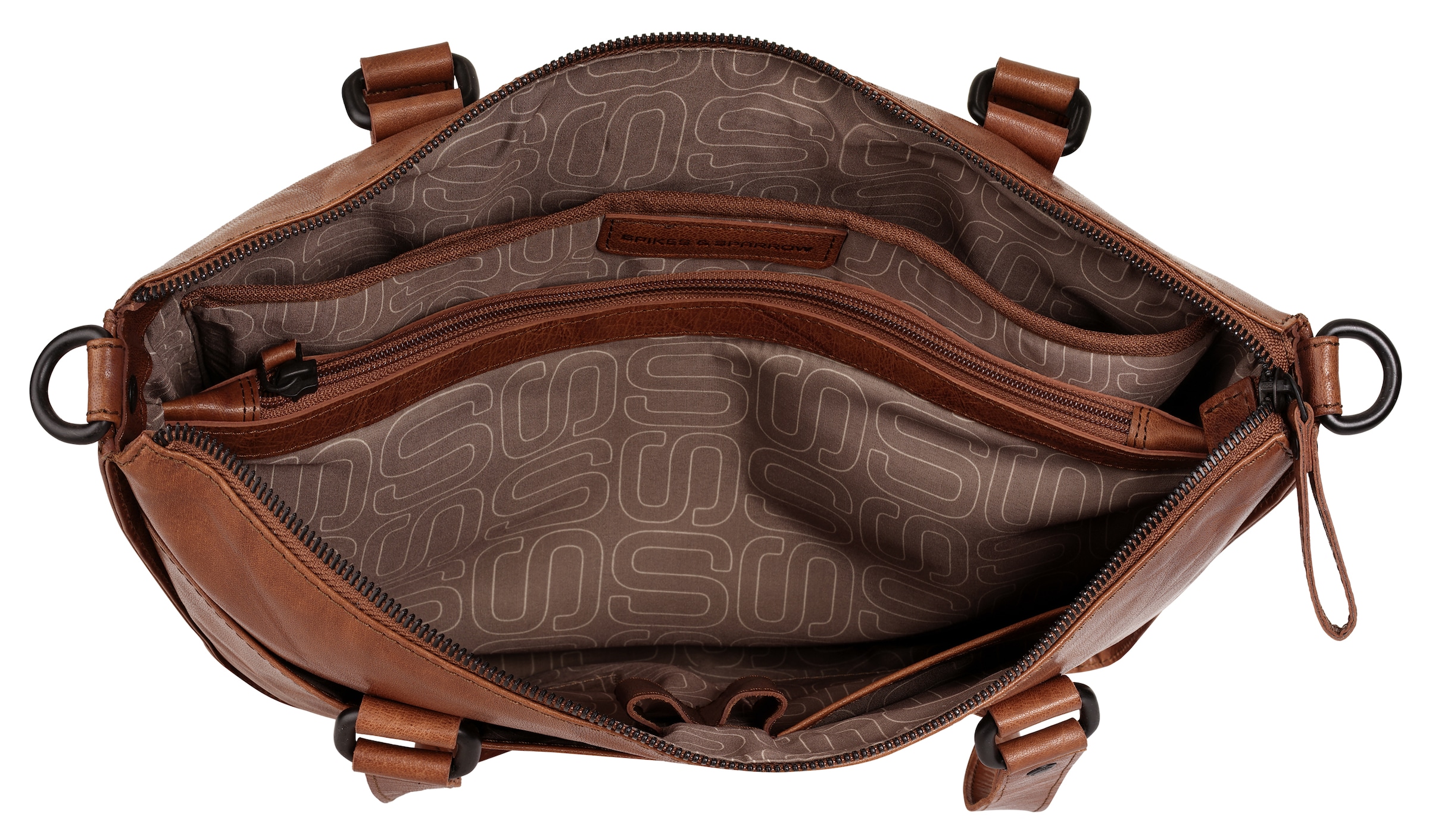 Spikes & Sparrow Shopper echt Leder