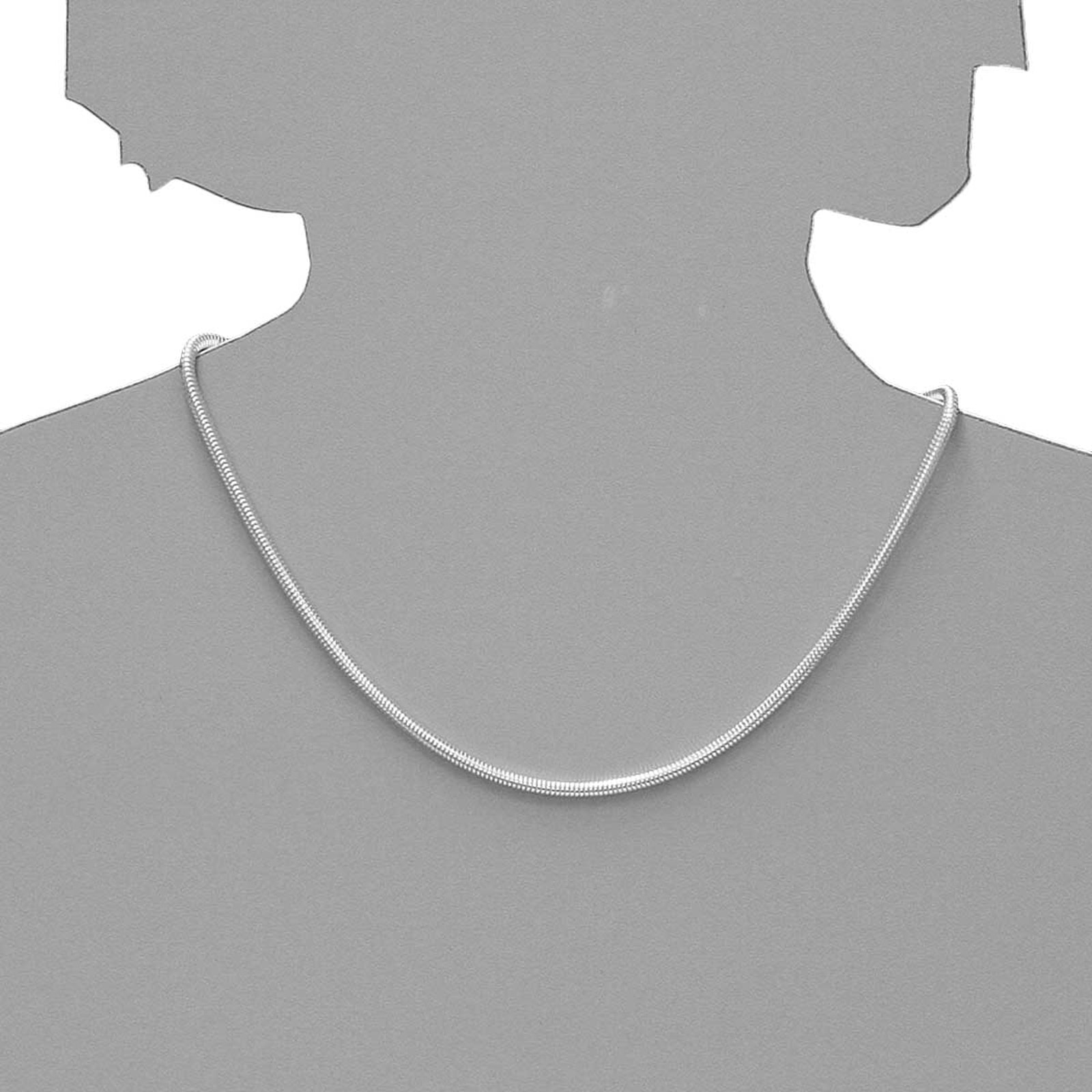 OSTSEE-SCHMUCK Silberkette »Ostsee-Schmuck Kette Schlange 3,0 mm Kette Schlange 3,0 mm«, (1 tlg.)