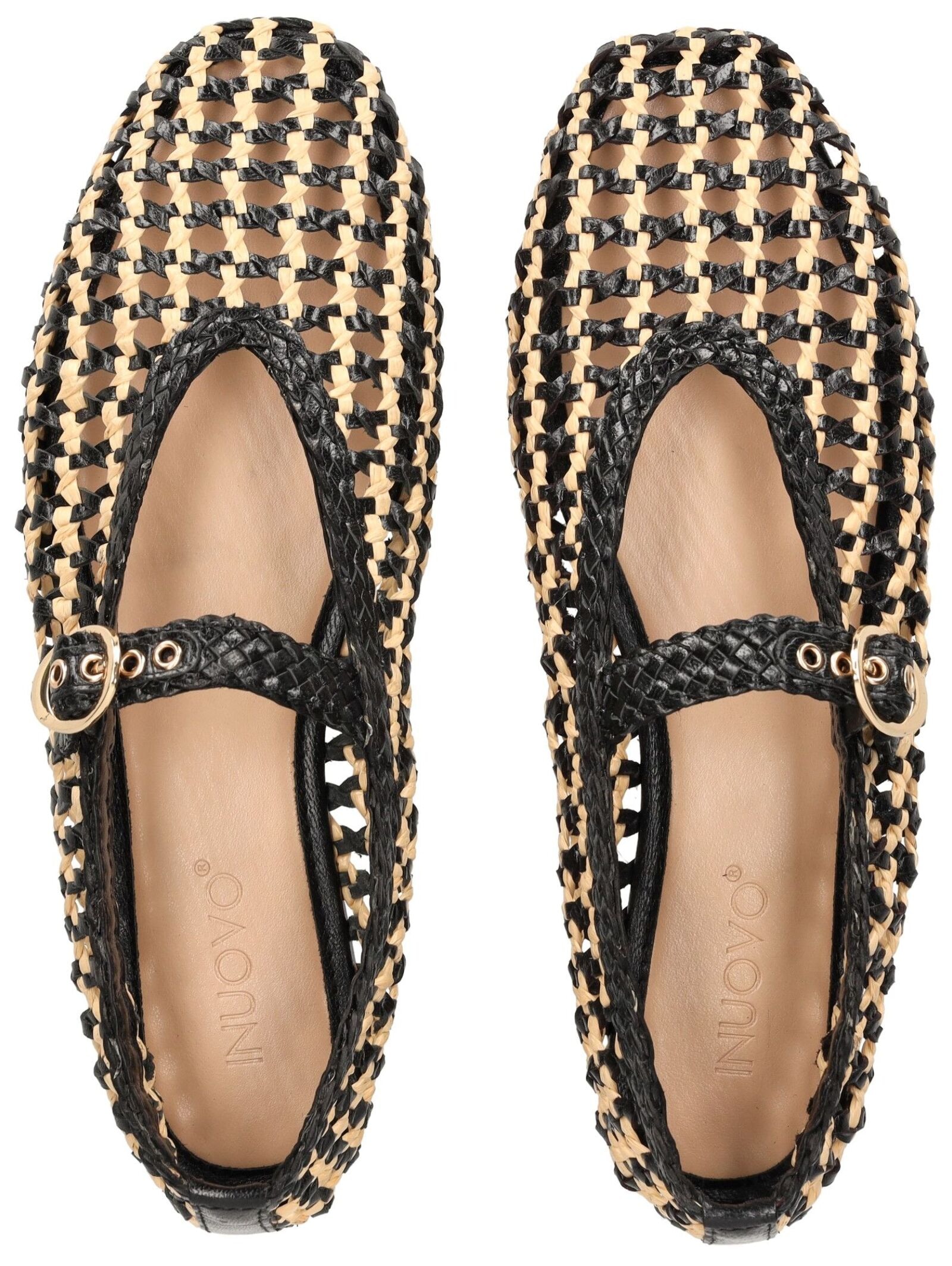 INUOVO Riemchenballerina »INUOVO Ballerinas Leder«