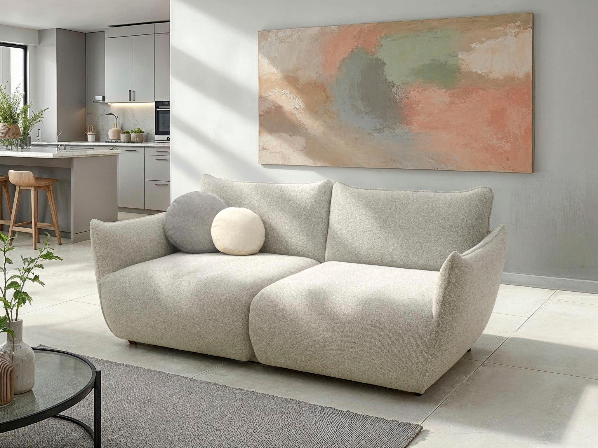DOMO collection Big-Sofa »800022 in 2 Breiten, Taschenfederkern für hohen Sitzkomfort«