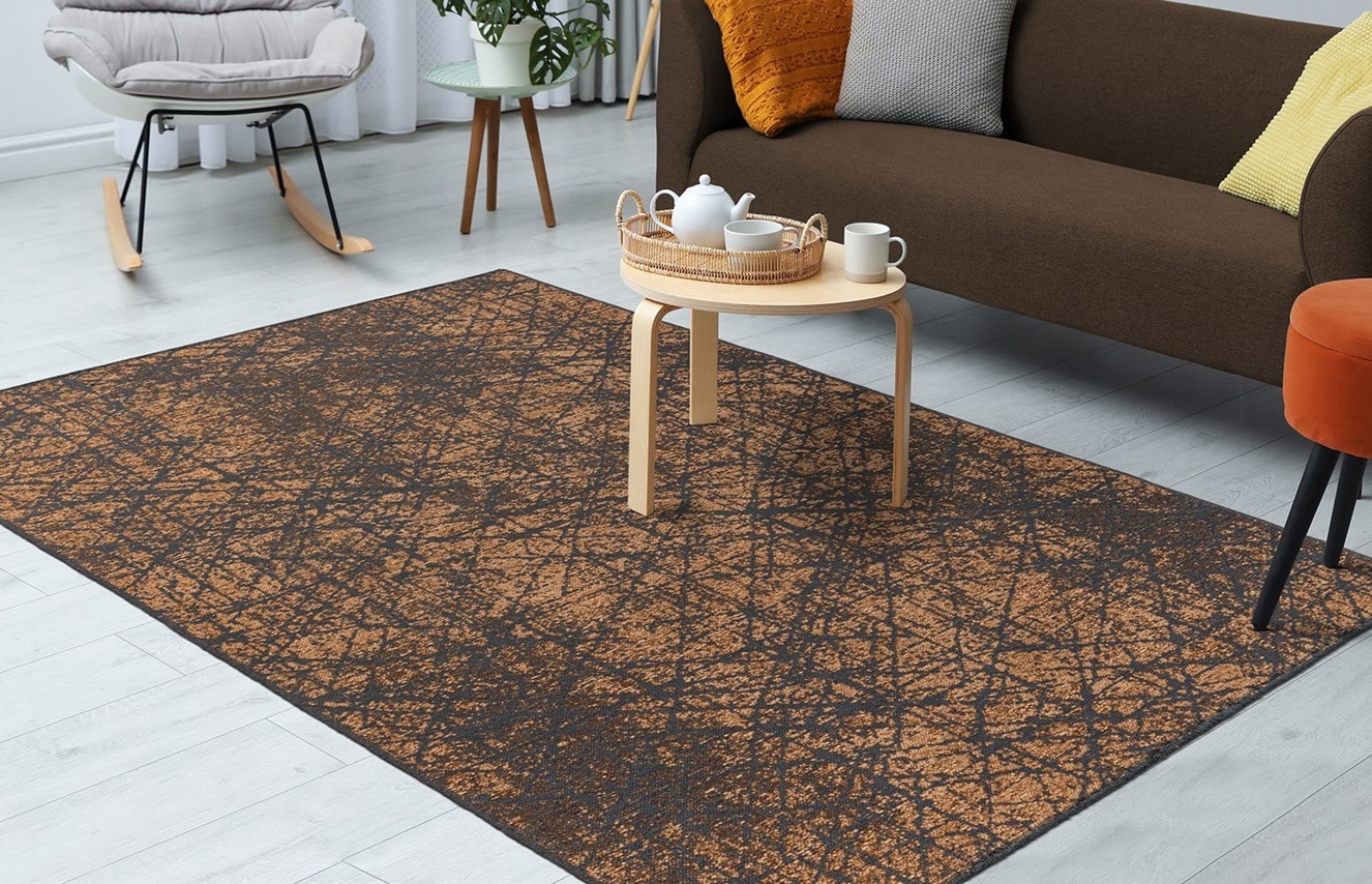 Kayoom Teppich »Kalevi 200«, rechteckig, 8 mm Höhe, Flachgewebe günstig online kaufen