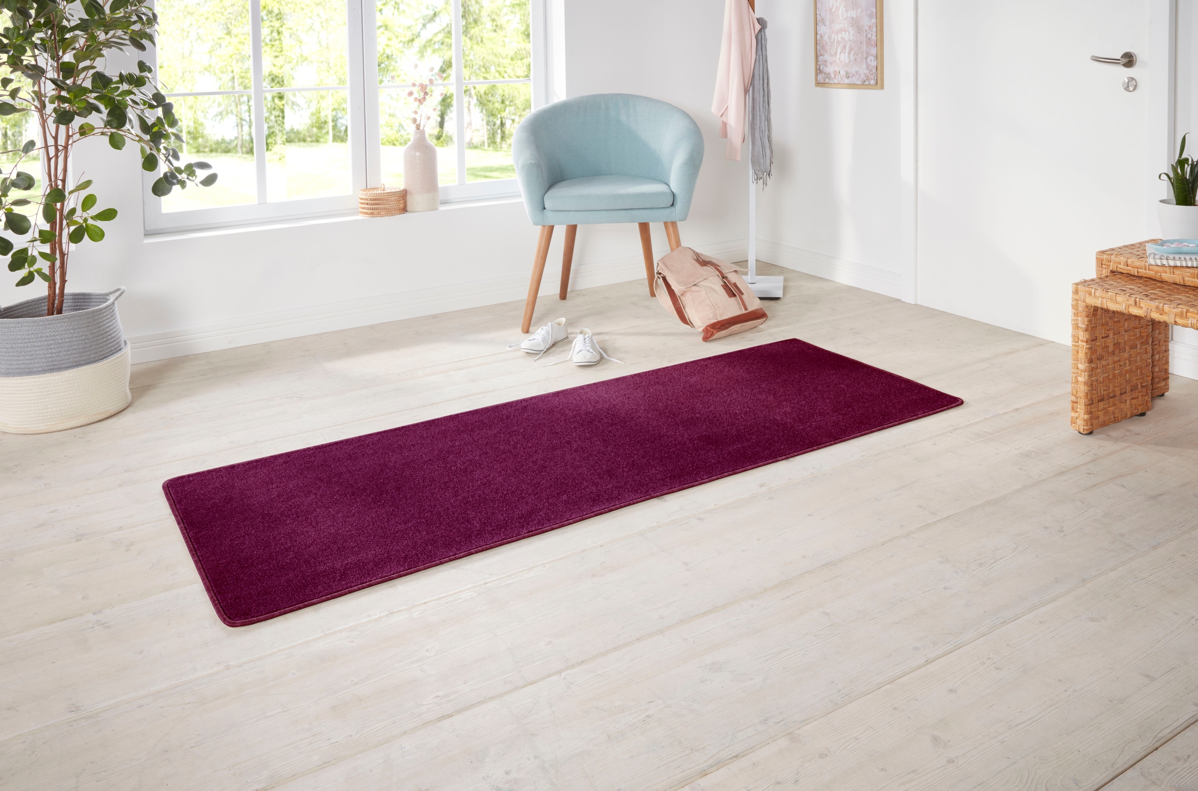 HANSE Home Teppich »Shashi«, rechteckig, 8,5 mm Höhe, Kurzflor, Unifarben, günstig online kaufen