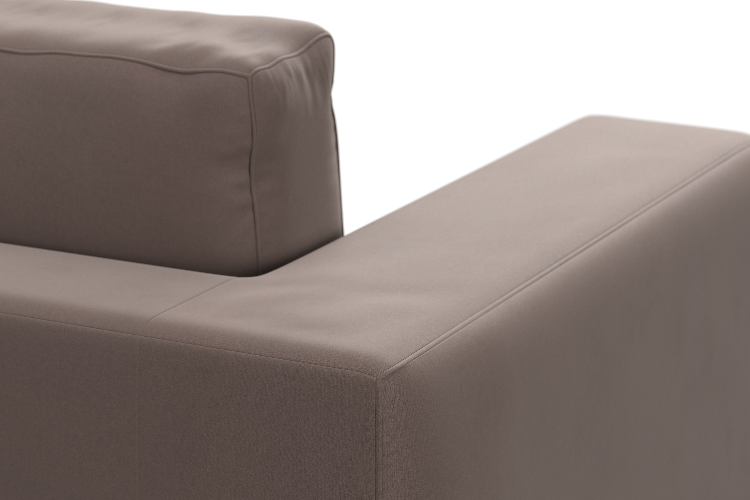 DOMO collection Ecksofa »Modica kompakt und elegant, Breite 244, L-Form«, moderne Optik mit extrabreiter Recamiere, auch in Cord