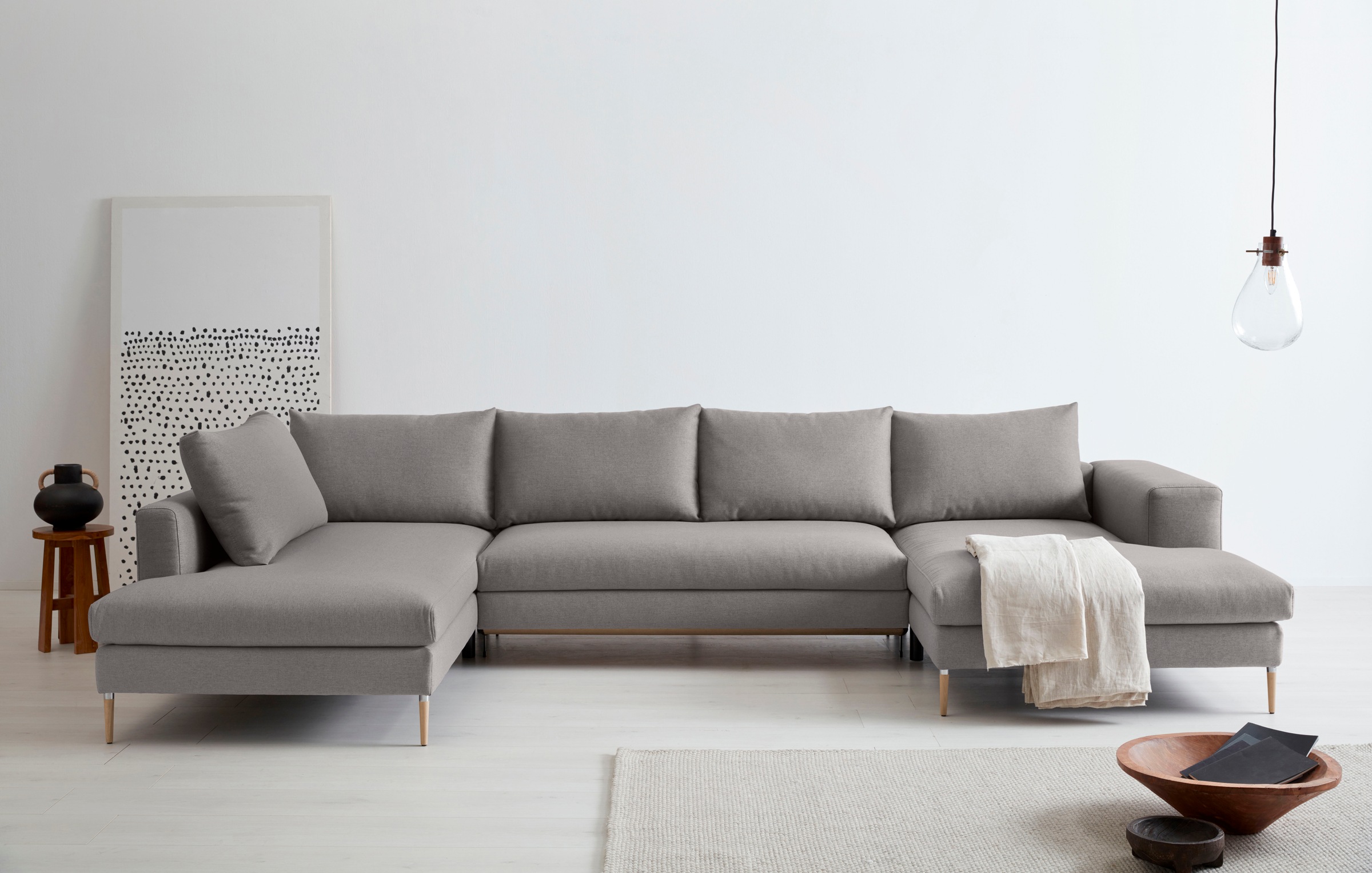 OTTO products Wohnlandschaft Finnja, U-Form günstig online kaufen
