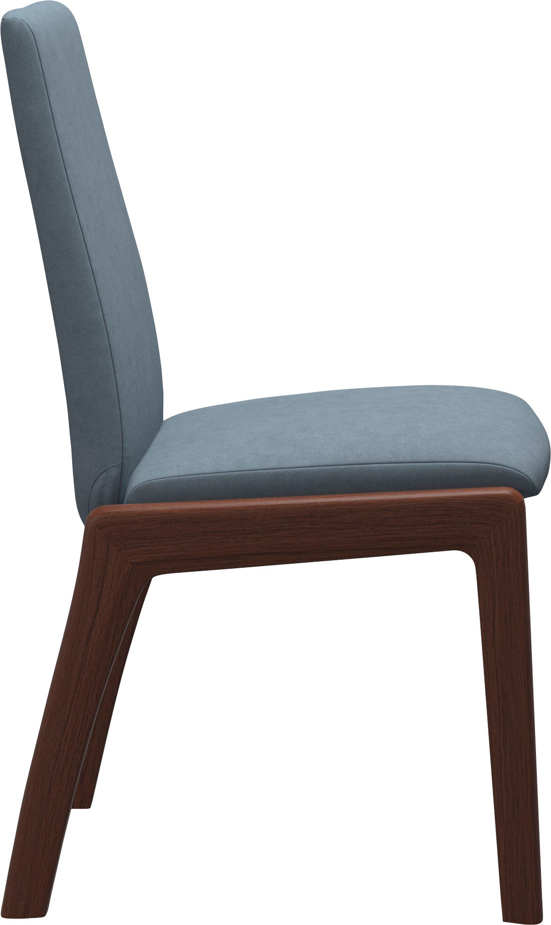 Stressless® Polsterstuhl »Laurel«, Microfaser DINAMICA, Low Back, Größe M, mit abgerundeten Beinen in Walnuss