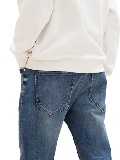 TOM TAILOR Denim Slim-fit-Jeans, mit Logo-Badge