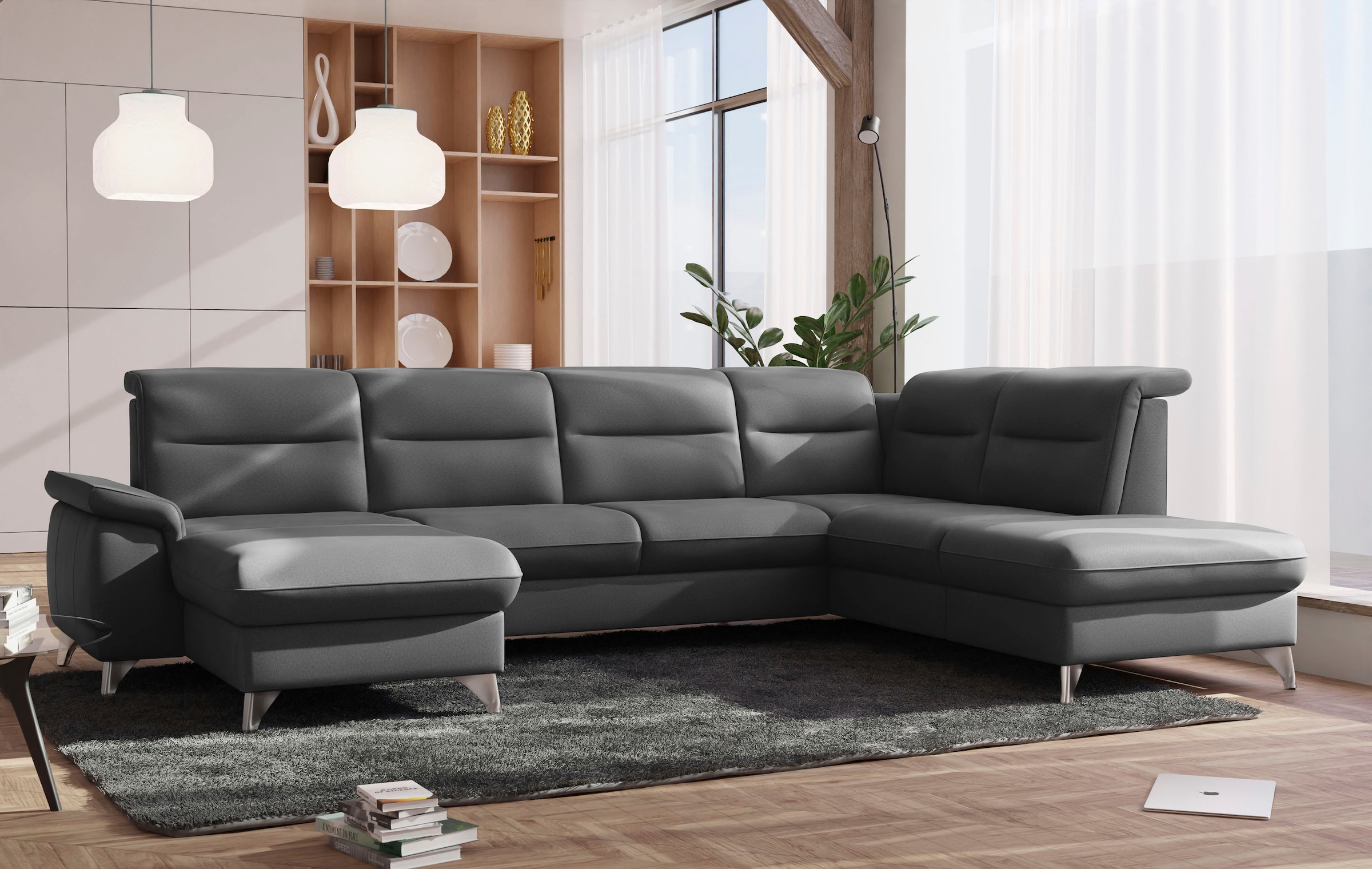 sit&more Wohnlandschaft »Astoria U-Form« wahlweise mit motorischer Relaxfun günstig online kaufen