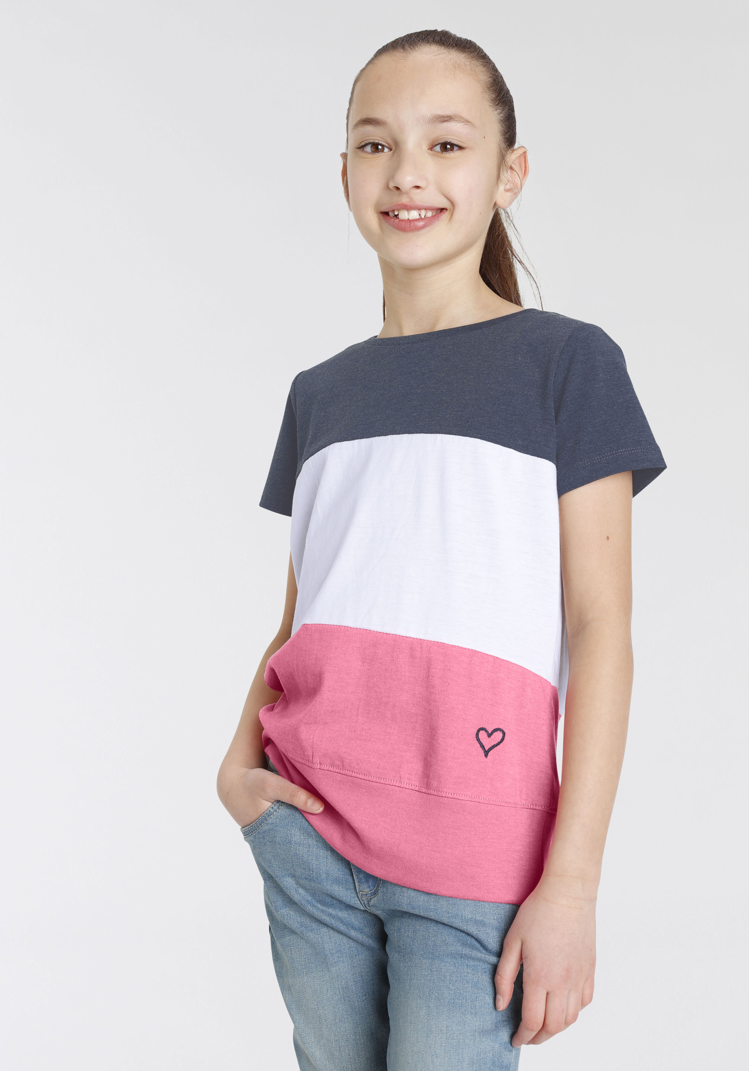 Vero Moda Girl Langarmshirt »VMSILLEALMA LS KNOT TOP JRS GIRL« jetzt im  %Sale