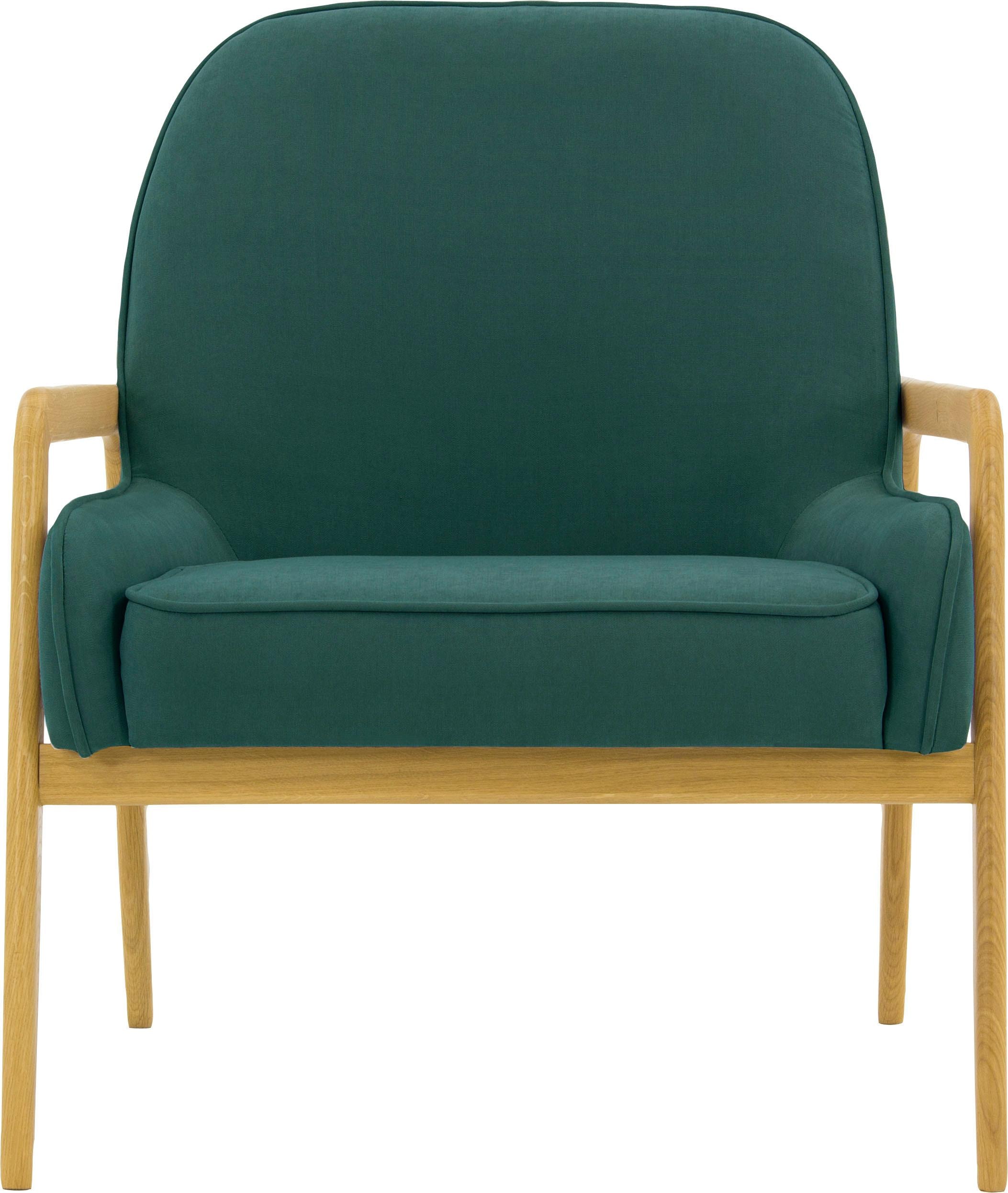 Home affaire Sessel »Braga« wahlweise mit Gestell aus Eiche in dunkel oder günstig online kaufen