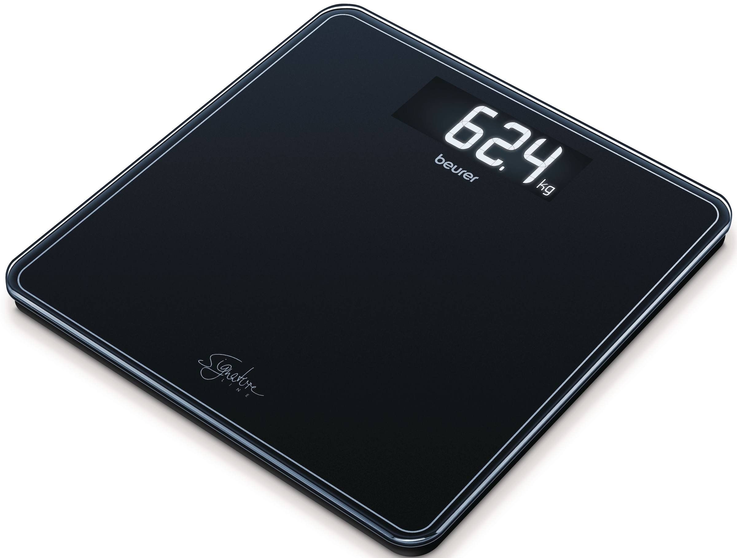 BEURER Personenwaage »GS 400, große Trittfläche mit 8 mm weißem Sicherheitsglas«, XL-Display, Tragkraft bis 200 kg und praktische Einschaltautomatik