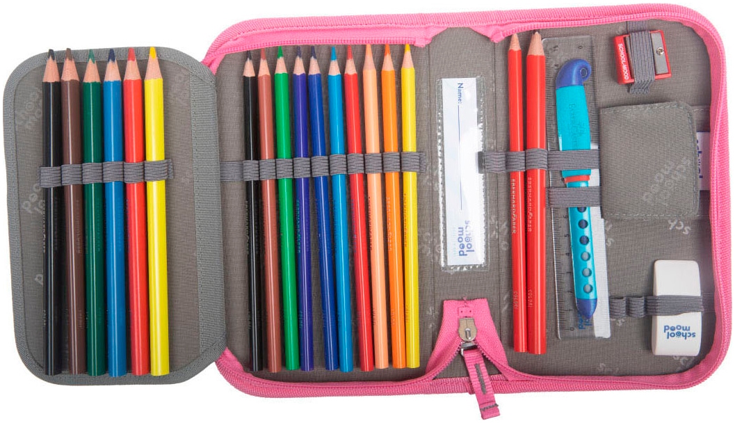 SCHOOL-MOOD® Schulranzen »Champion Pro«, retroreflektierende Flächen, mit LED-Patchy
