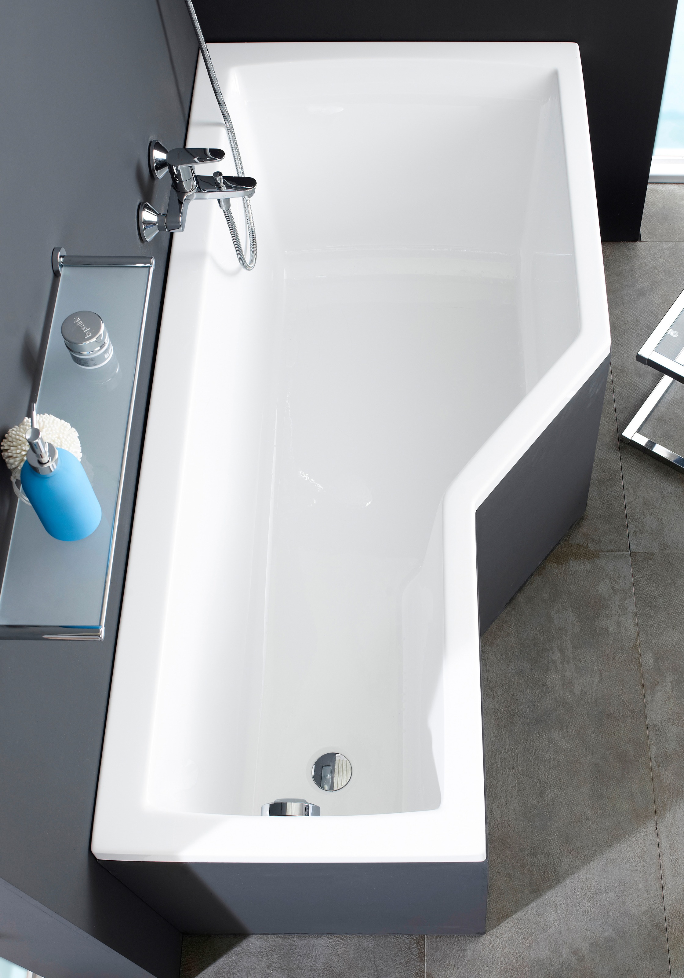 OTTOFOND Badewanne »Cello« Höhe 61 cm mit Wannenträger, Ablaufgarnitur und günstig online kaufen