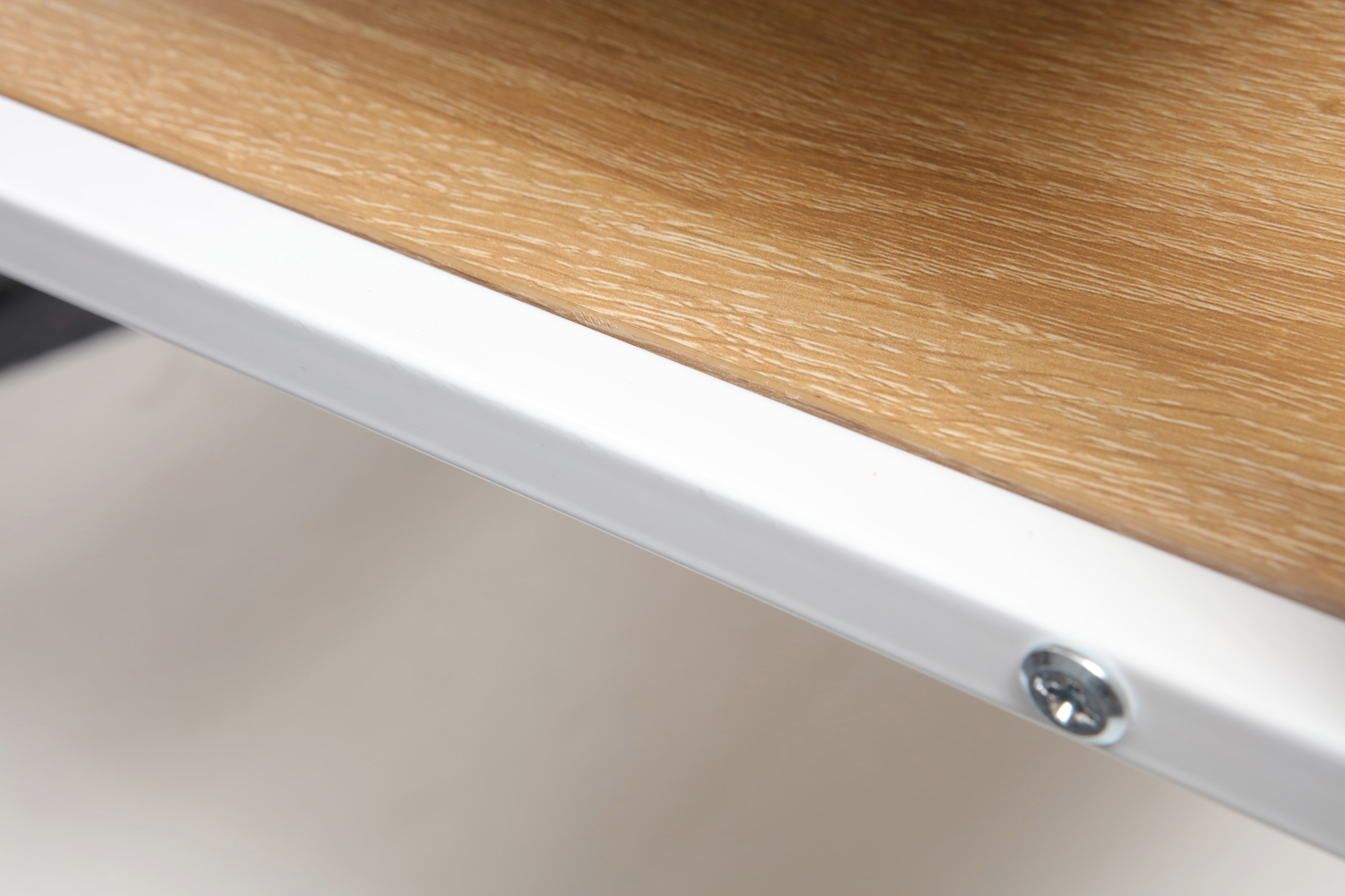 Home affaire Schreibtisch »COWELL«, Computertisch, 3 Ablagefächer, stabiles Metallgestell, Breite 120 cm