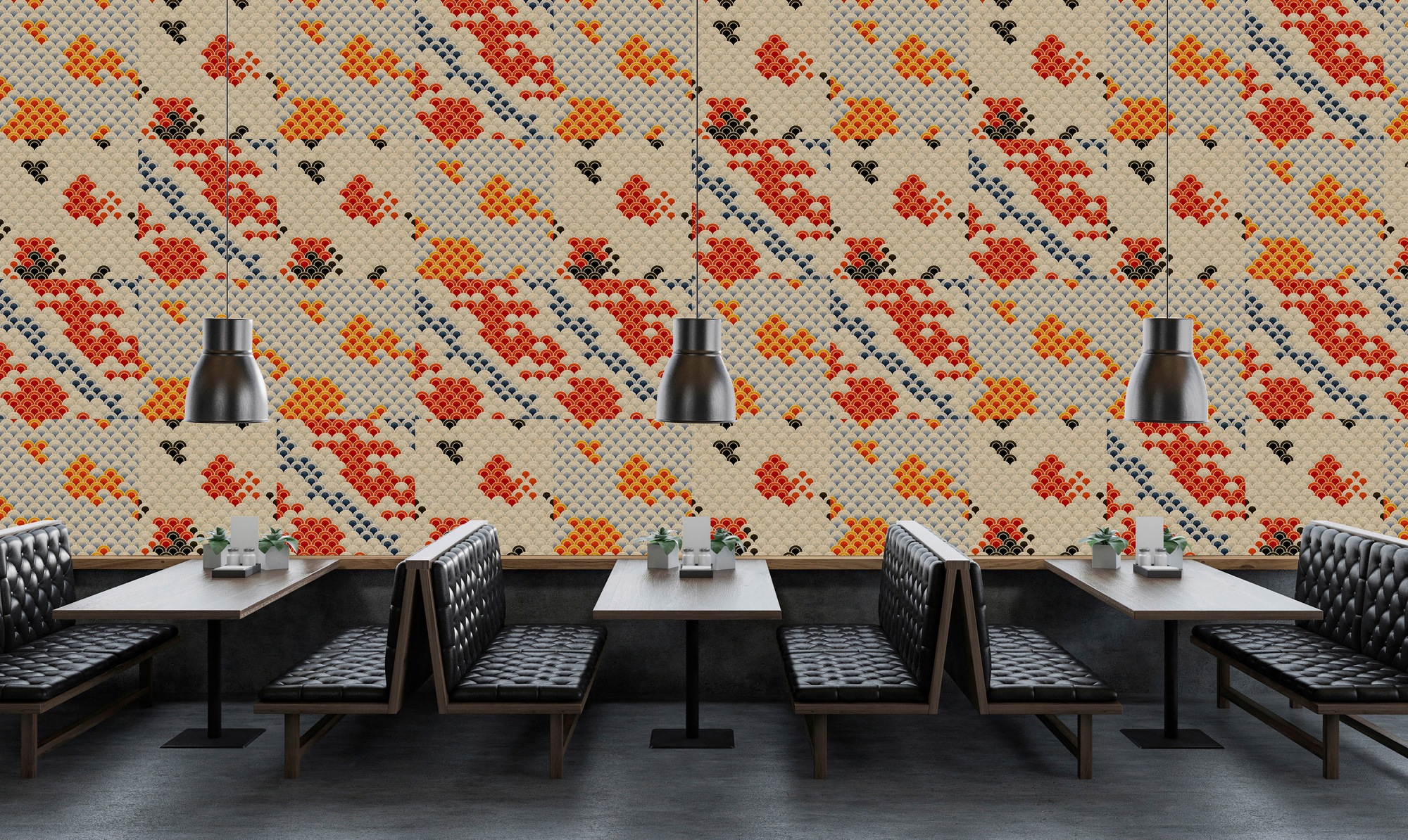 living walls Fototapete »Walls by Patel Koi 3« glatt Vlies, Wand, Schräge günstig online kaufen
