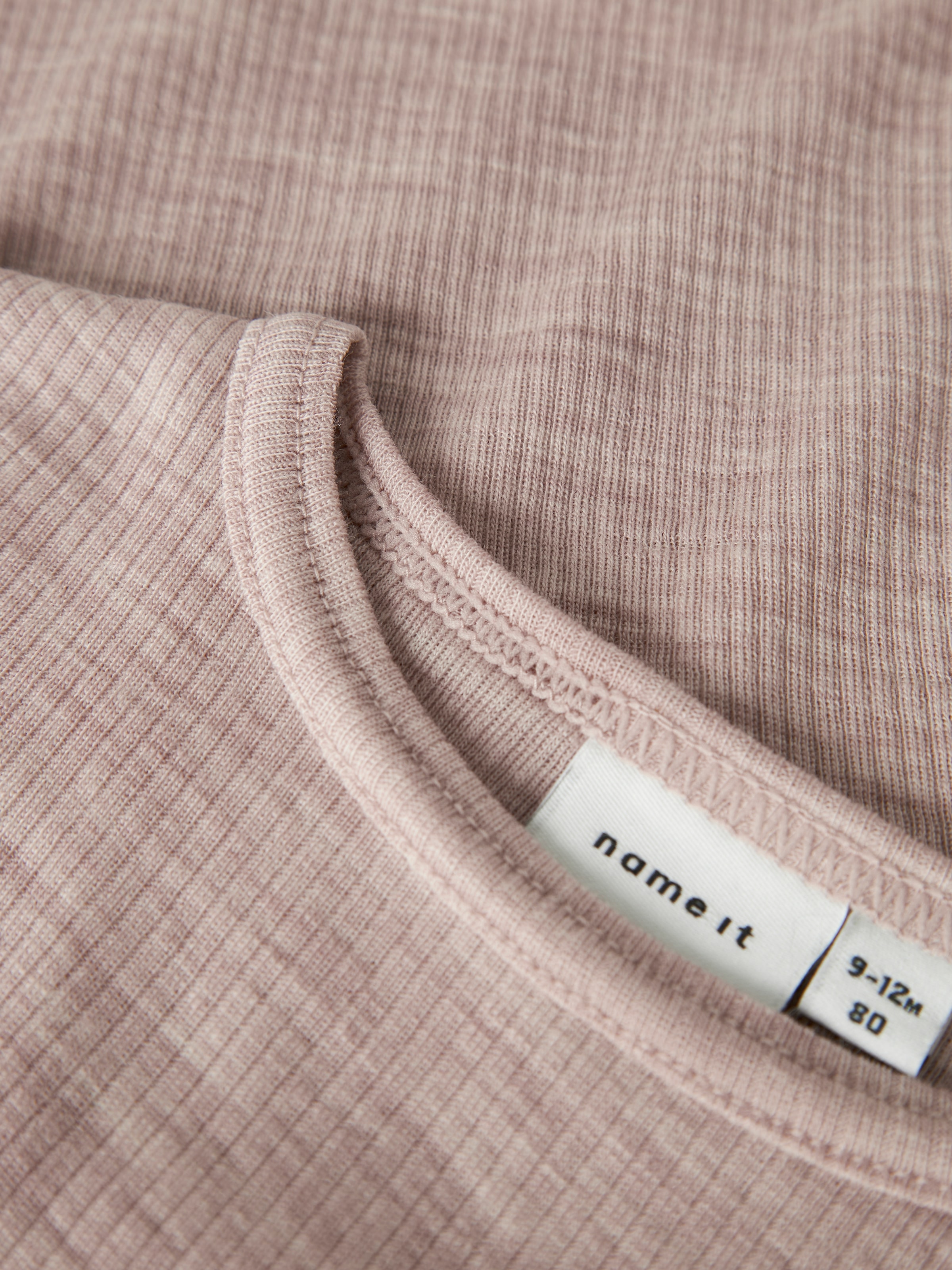 Name It Langarmbody »NBNWAX WOOL RIB LS BODY NOOS«, aus reiner Merinowolle