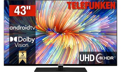 LED-Fernseher »D43V950M2CWH«, 108 cm/43 Zoll, 4K Ultra HD, Smart-TV