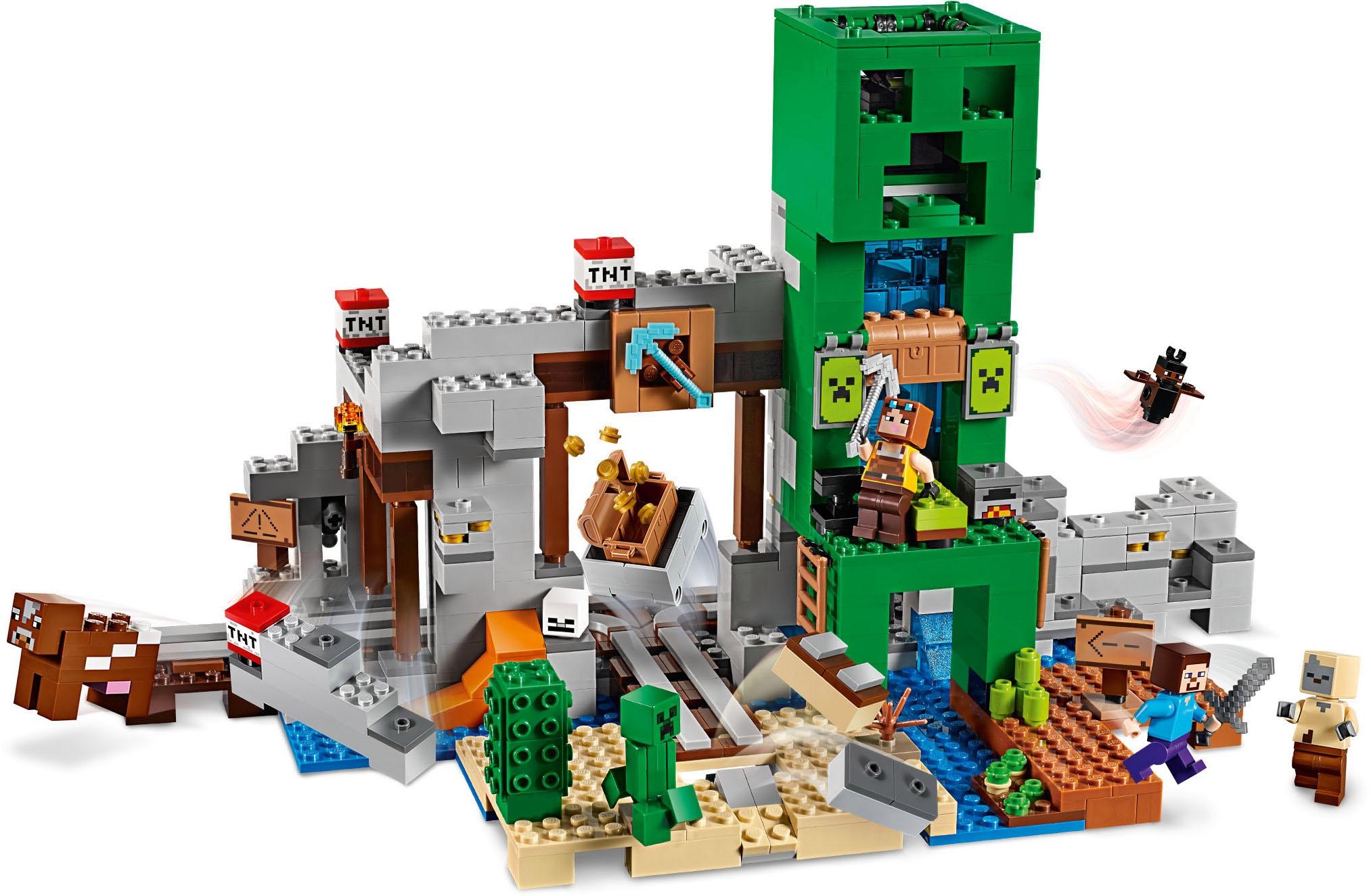 Lego Konstruktionsspielsteine Die Creeper Mine Lego Minecraft 4 St Made In Europe Online Kaufen Quelle De