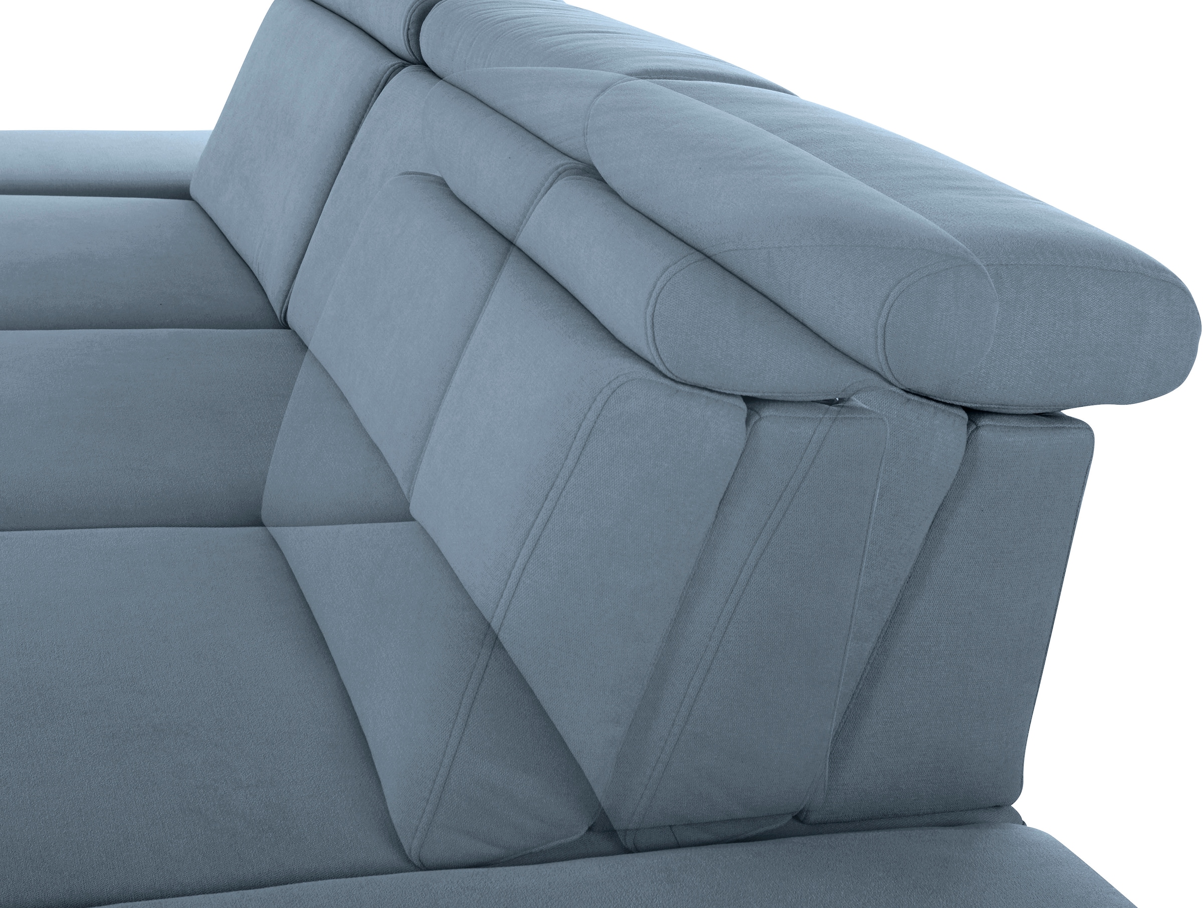 sit&more Ecksofa »Brisbane L-Form«, Fußhöhe 15 cm, inklusive Sitztiefen-, Armteil- und Kopfteilverstellung
