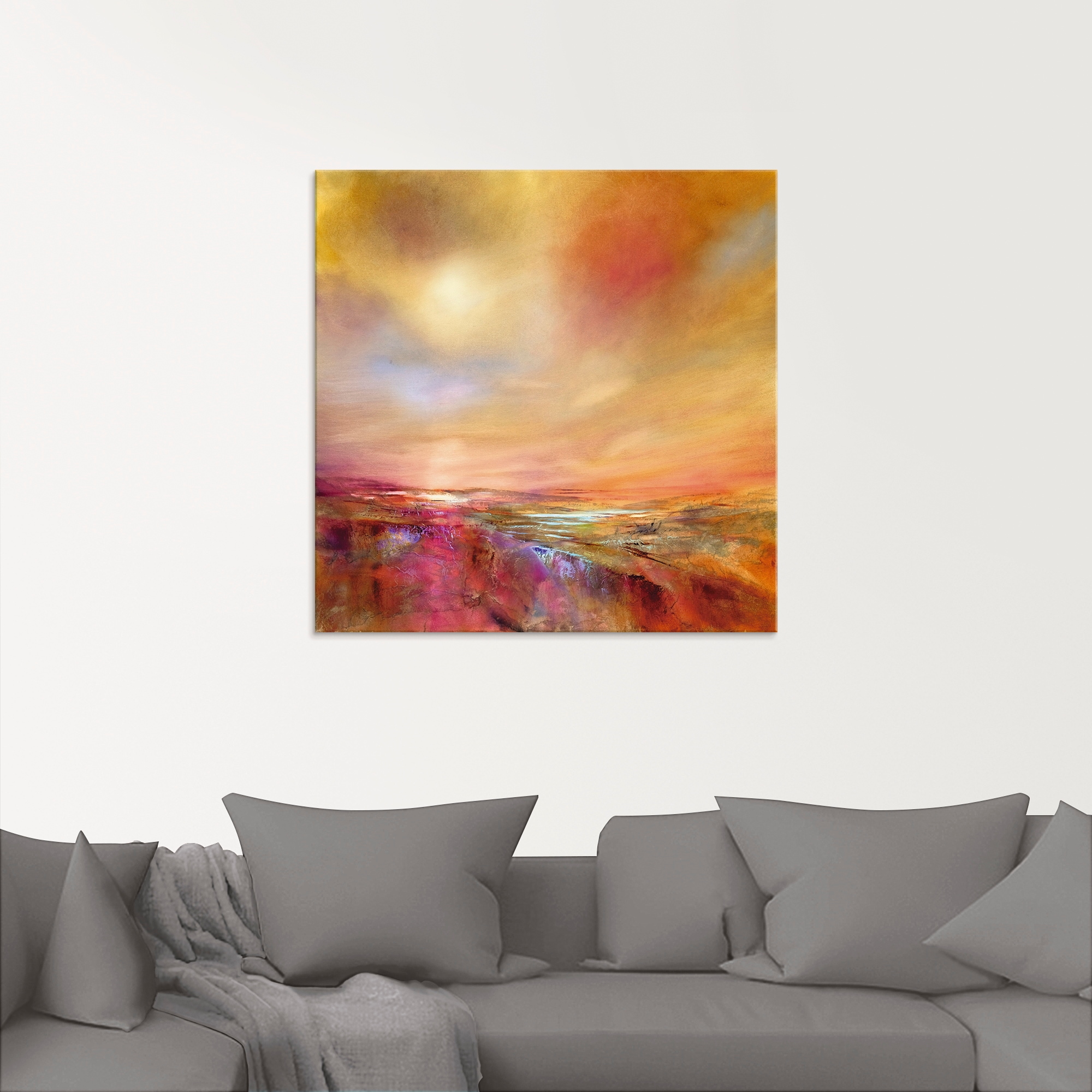 Artland Glasbild "Den Himmel berühren", Berge, (1 St.), in verschiedenen Gr günstig online kaufen