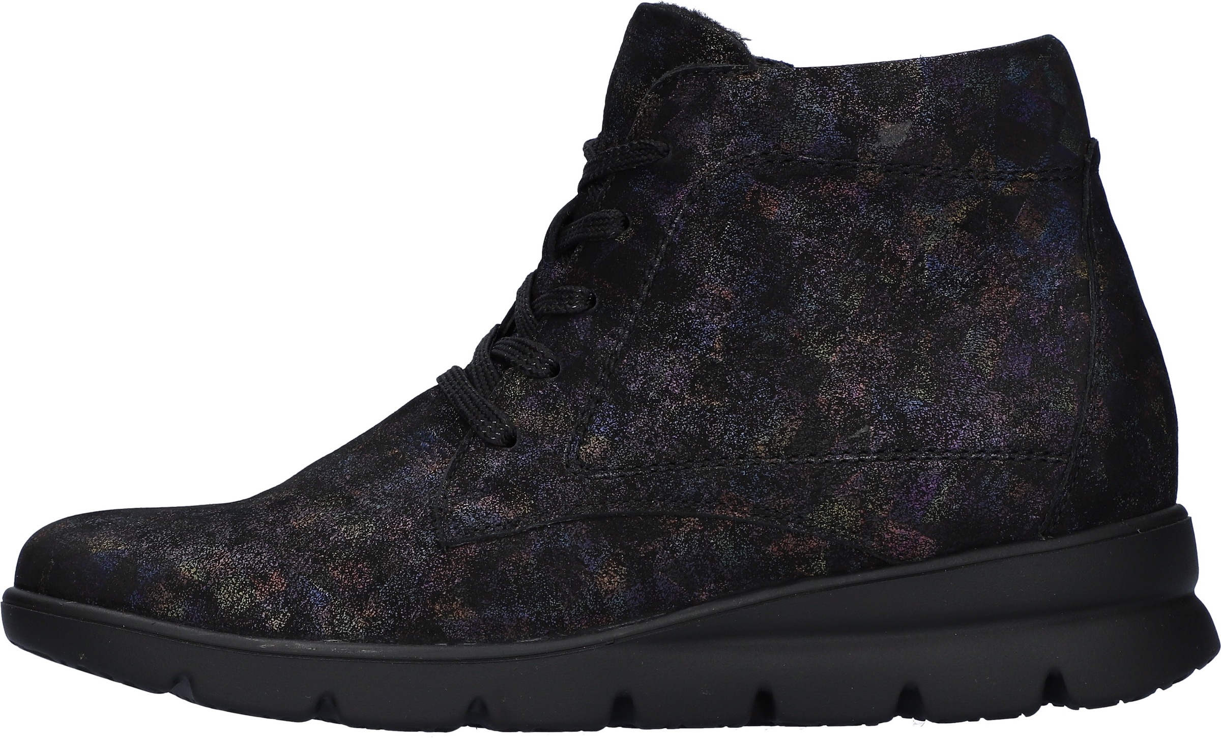 Waldläufer Schnürboots »H-BRUNI«, Winterboots, Metallic-Look, in Bequemweite G (= weit)