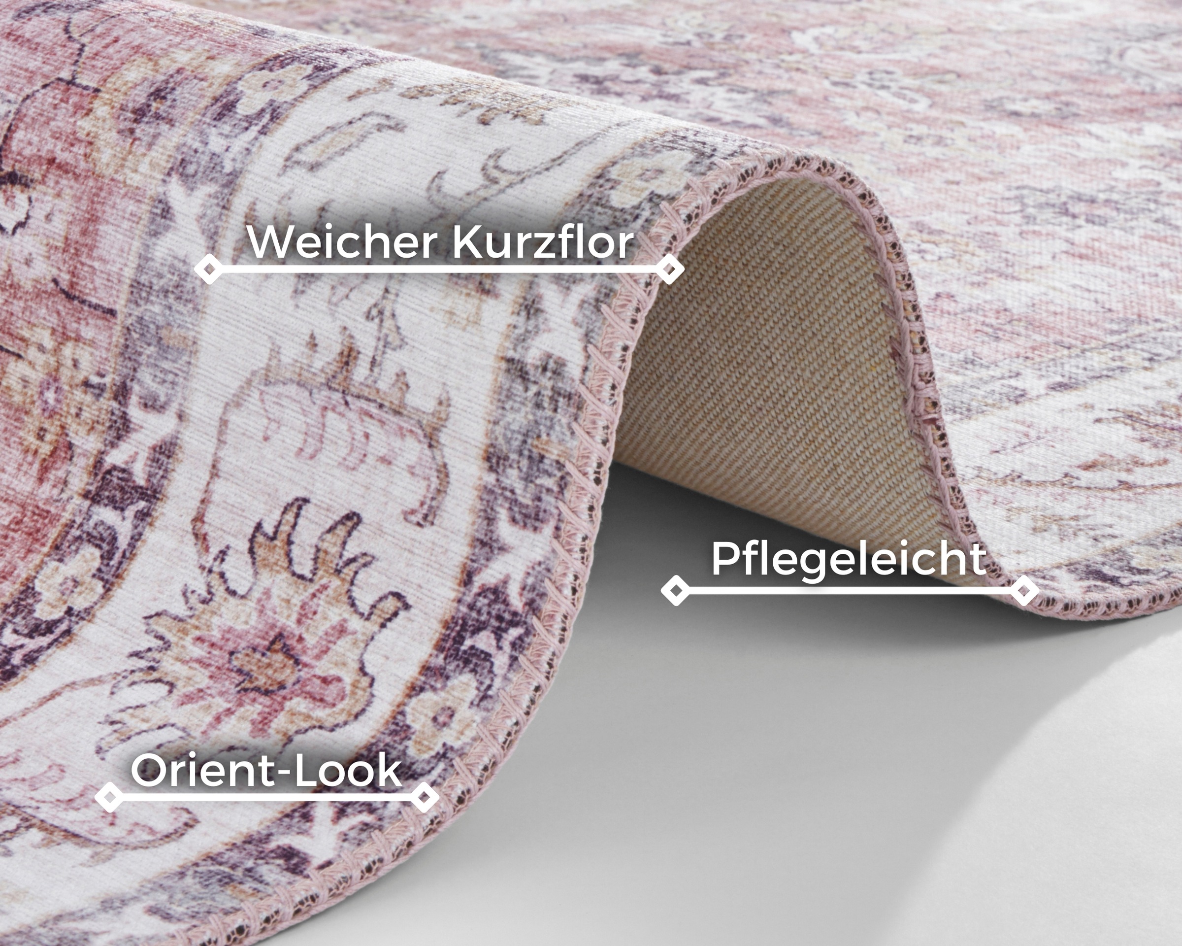 NORTHRUGS Teppich »Vivana«, rechteckig, 5 mm Höhe, Orientalisch, Läufer, Vi günstig online kaufen