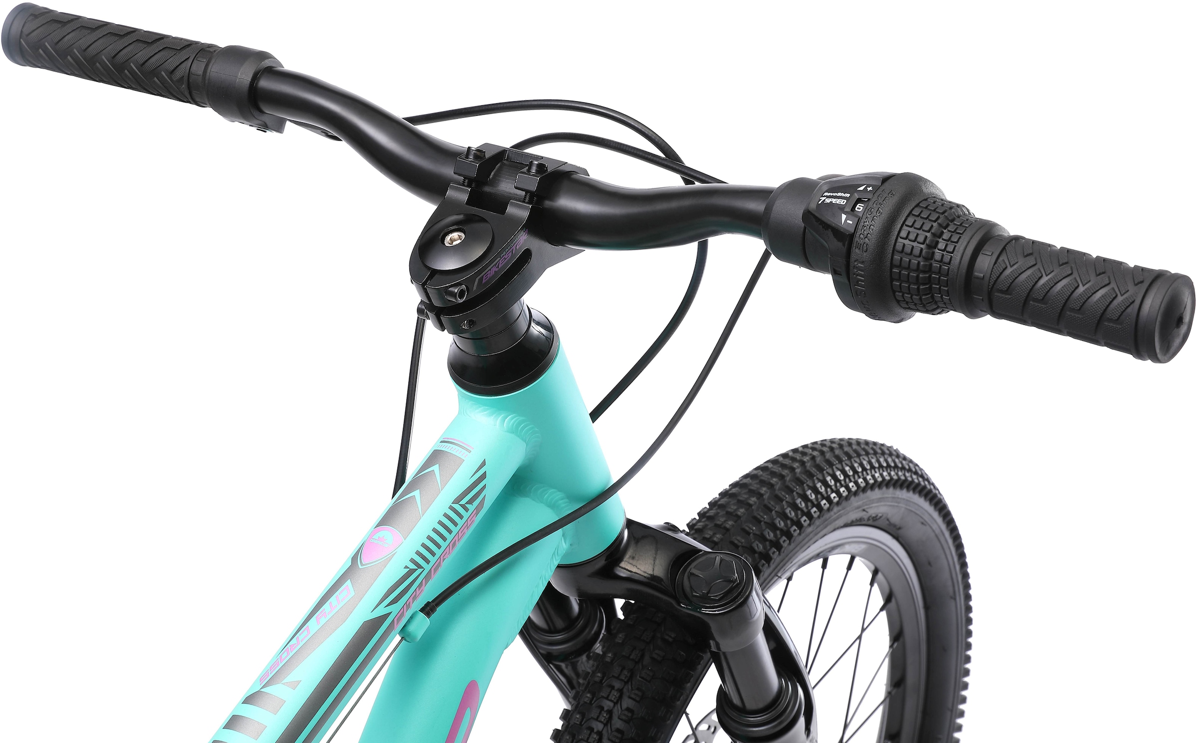 Bikestar Jugendfahrrad, 7 Gang, Shimano, RD-TY21 Schaltwerk, Kettenschaltung