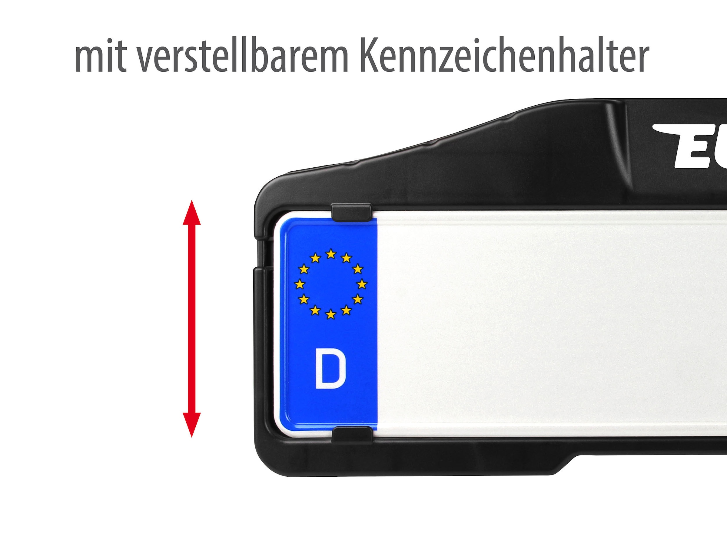 EUFAB Kupplungsfahrradträger »Fahrradträger FINCH für 2 Fahrräder«