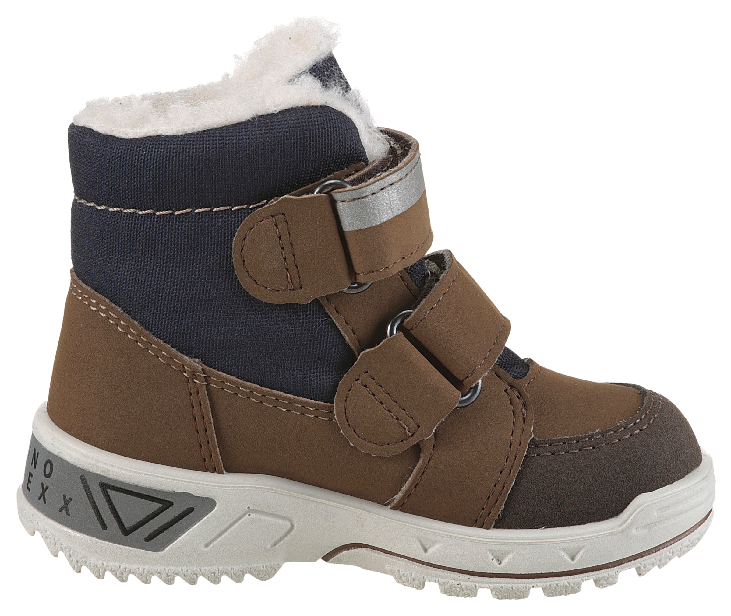 PEPINO by RICOSTA Winterstiefel »Flo WMS: mittel«  Klettschuh mit Warmfutter, Größenschablone zum Download