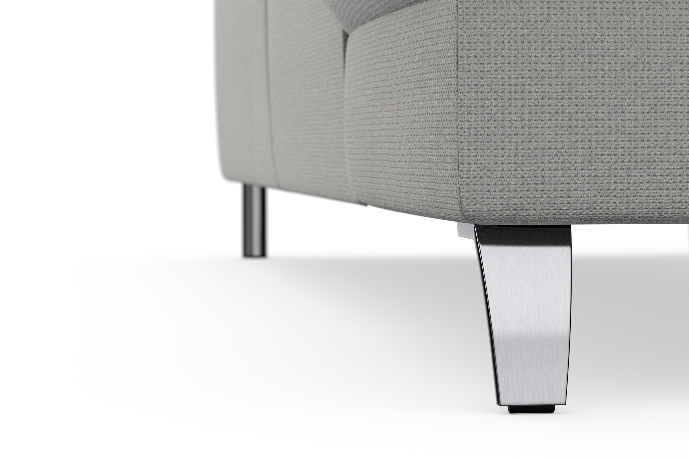 sit&more Ecksofa »Grenoble L-Form mit Federkern«, wahlweise mit Bettfunktion, Bettkasten, Arm- und Kopfteilverstellung