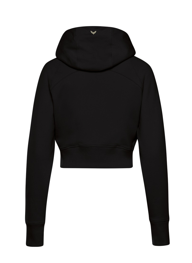 Trigema Sweatjacke »TRIGEMA Cropped Kapuzenjacke«