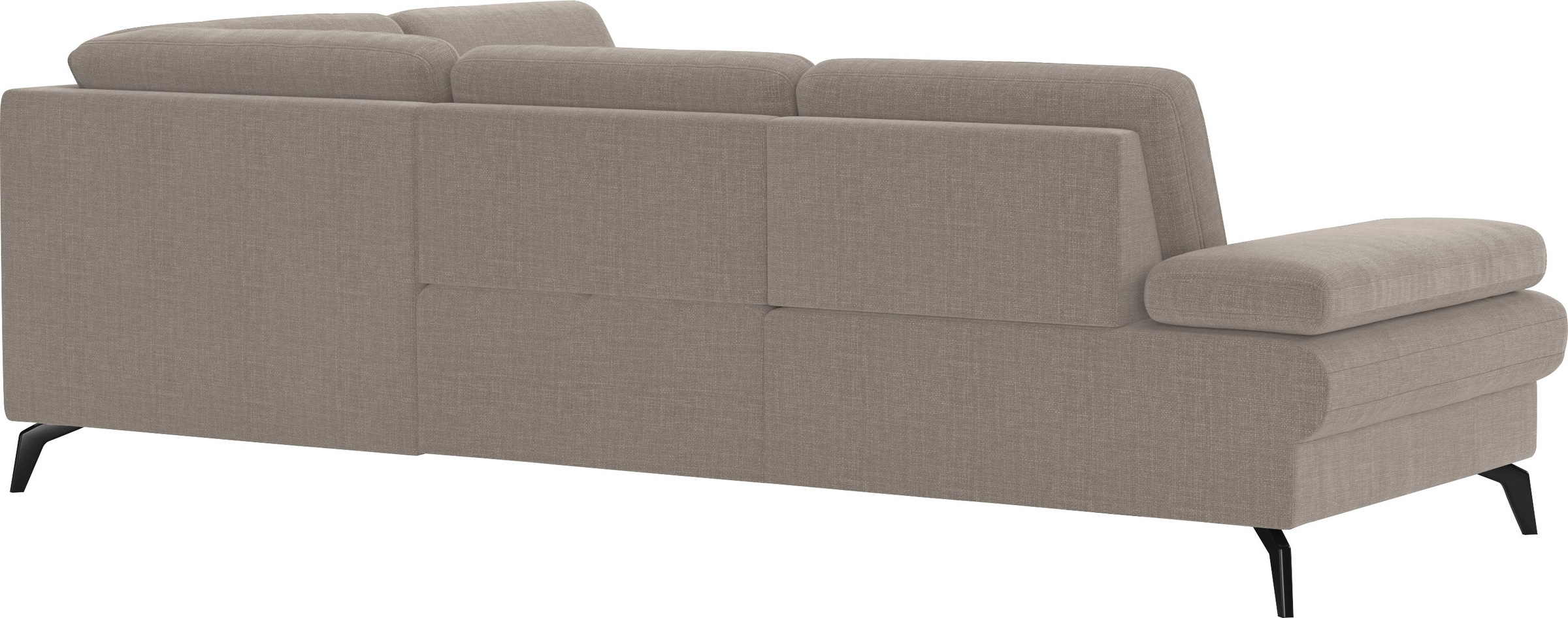 sit&more Ecksofa »Morris L-Form, inkl. Sitztiefenverstellung«, wahlweise mit Armteilverstellung, Bettfunktion & Bettkasten