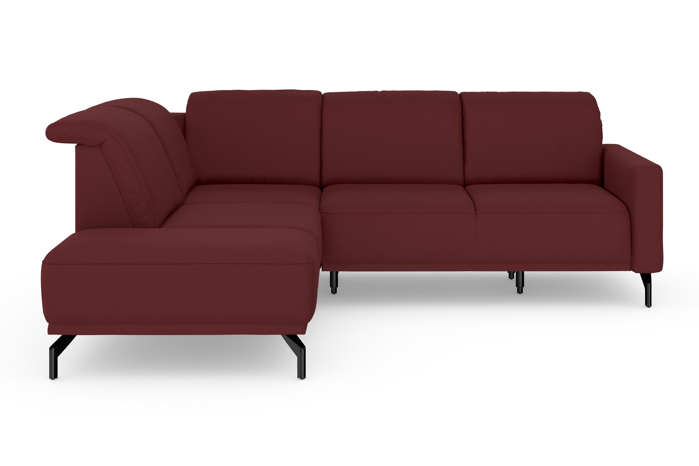 sit&more Ecksofa »Bailando L-Form«, wahlweise mit Kopfteilverstellung und Vorziehsitz, motorisch