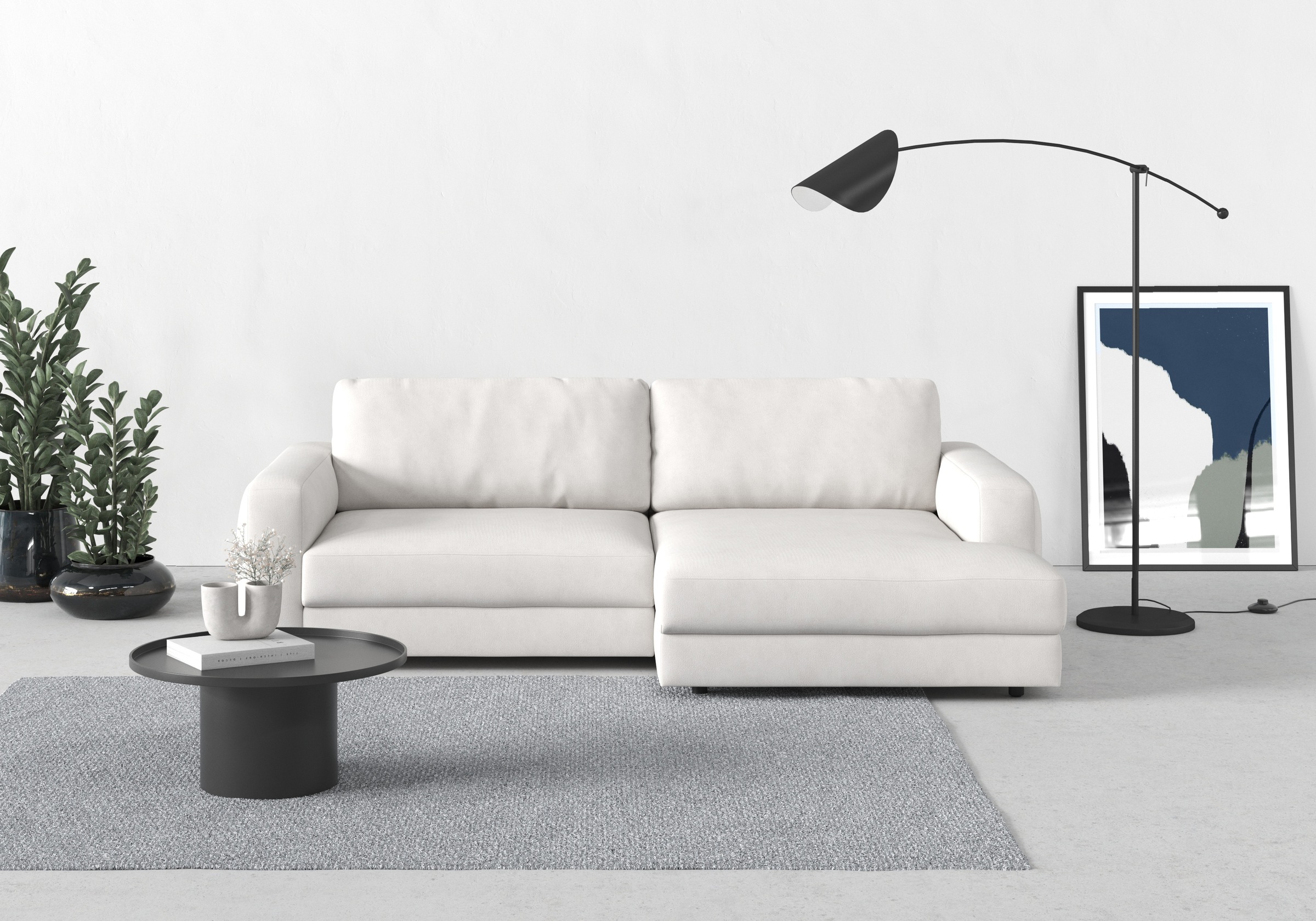 TRENDMANUFAKTUR Ecksofa »Bourbon, Designsofa mit tollem Sitzkomfort, L-Form günstig online kaufen